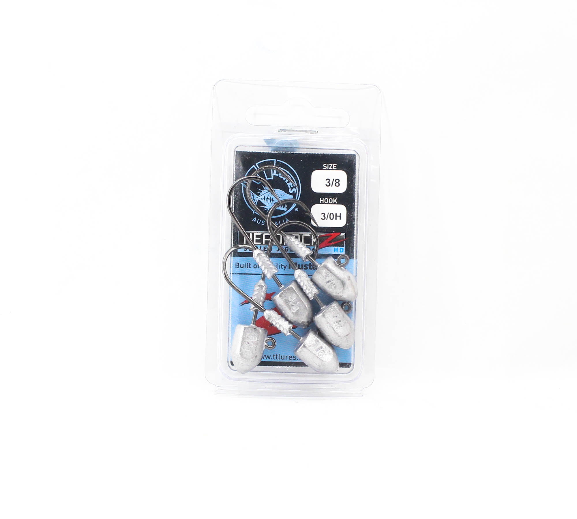 Tackle Tactics TT Headlockz HD Jig Head 3/8 oz 3/0 H 5/pack (3177)