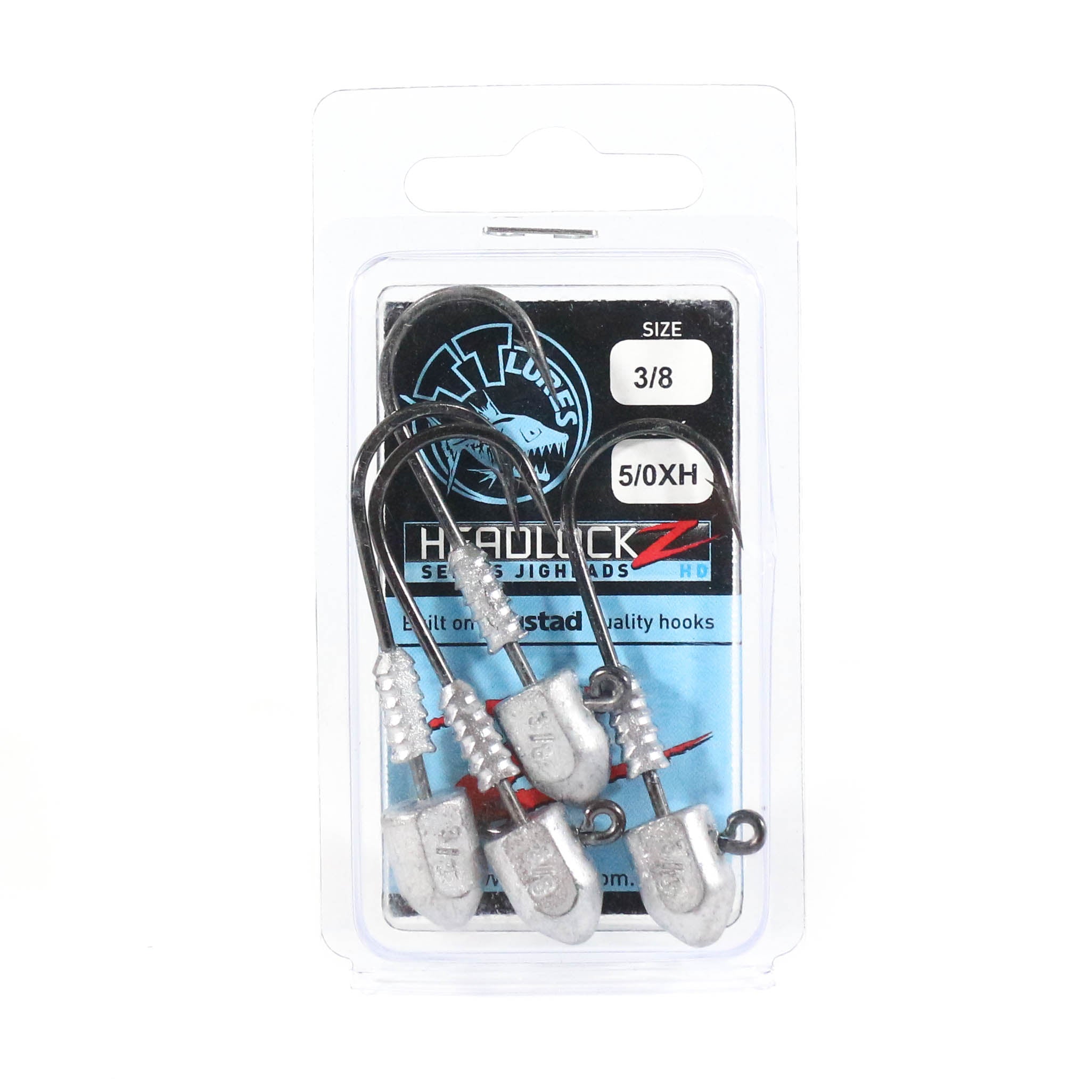 Tackle Tactics TT Headlockz HD Jig Head 3/8 oz 5/0 XH 4/pack (3184)