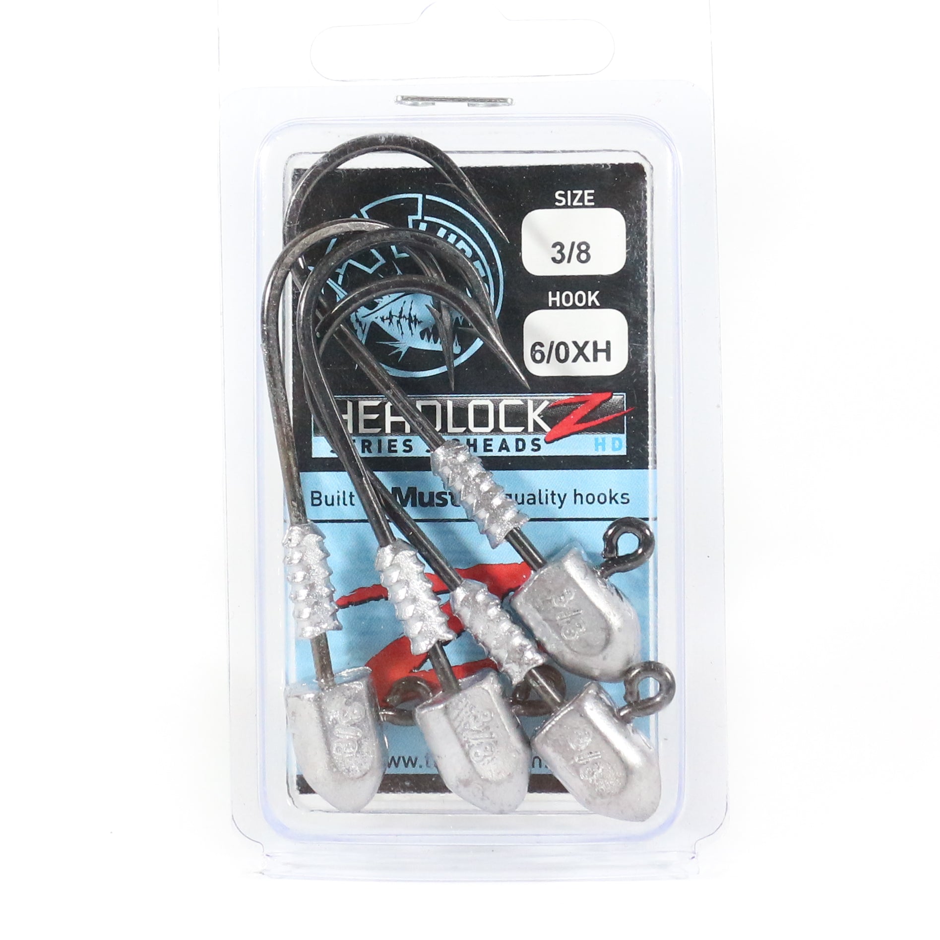 Tackle Tactics TT Headlockz HD Jig Head 3/8 oz 6/0 XH 4/pack (3191)