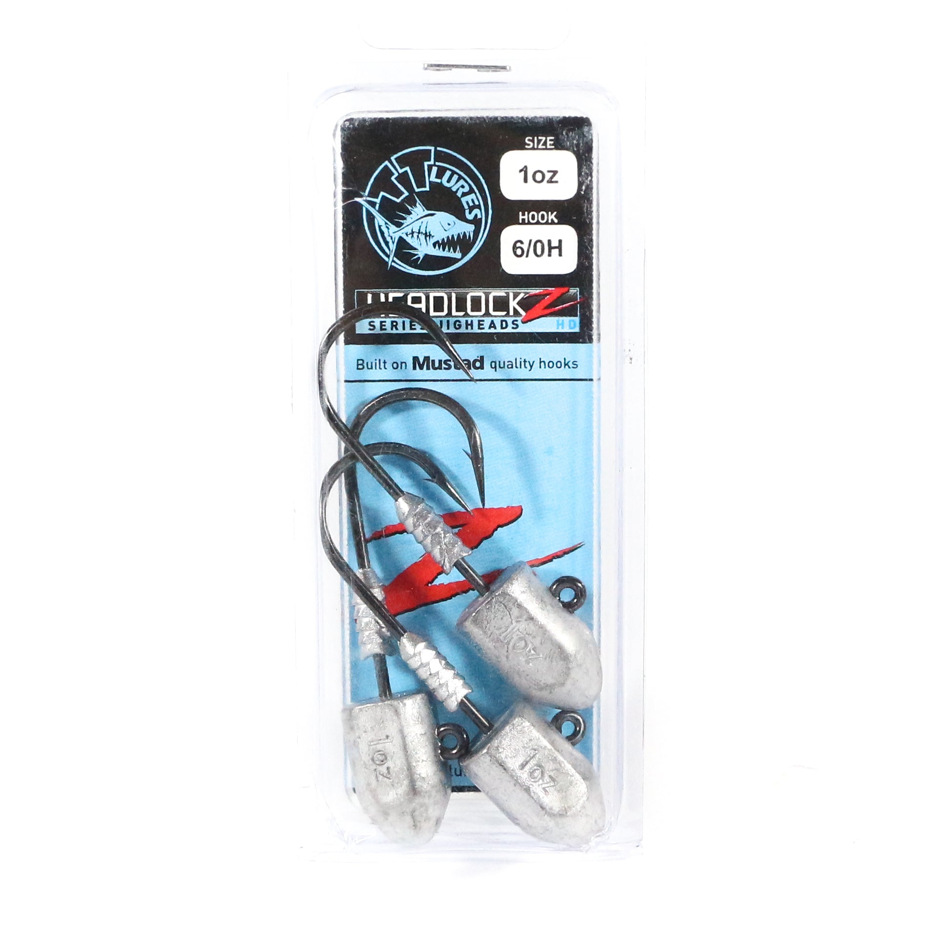 Tackle Tactics TT Headlockz HD Jig Head 1 oz 6/0 H 3/pack (3269)