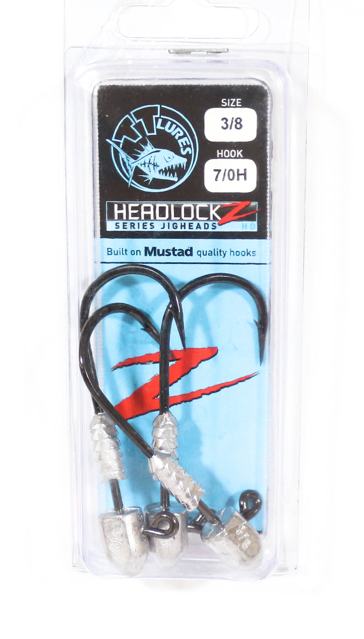 Tackle Tactics TT Headlockz HD Jig Head 3/8 oz 7/0 3/pack (3276)