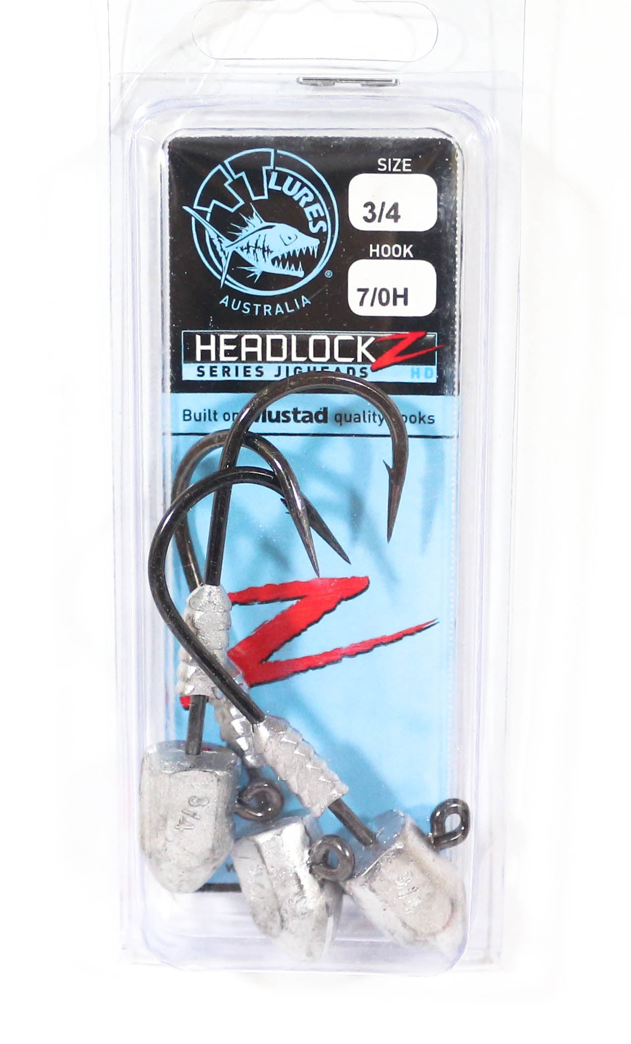 Tackle Tactics TT Headlockz HD Jig Head 3/4 oz 7/0 3/pack (3306)