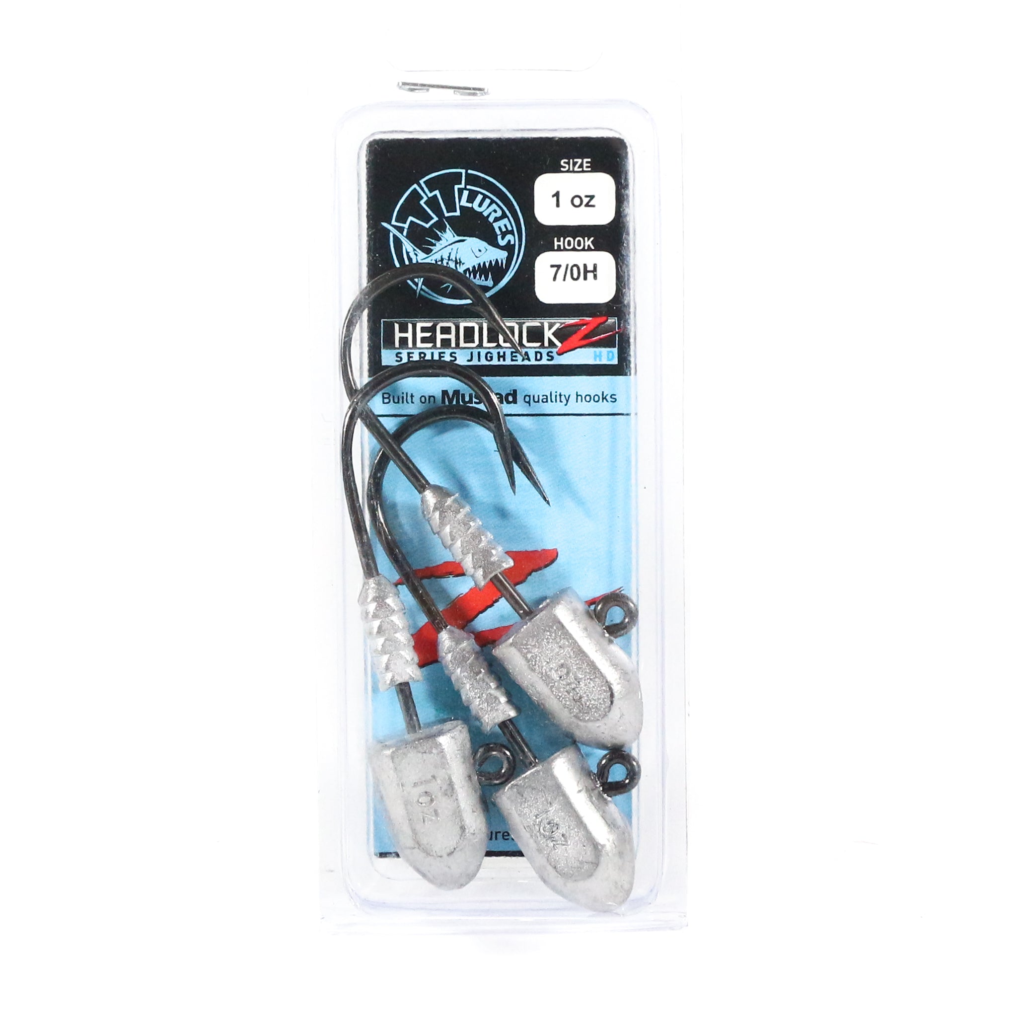 Tackle Tactics TT Headlockz HD Jig Head 1 oz 7/0 H 3/pack (3320)