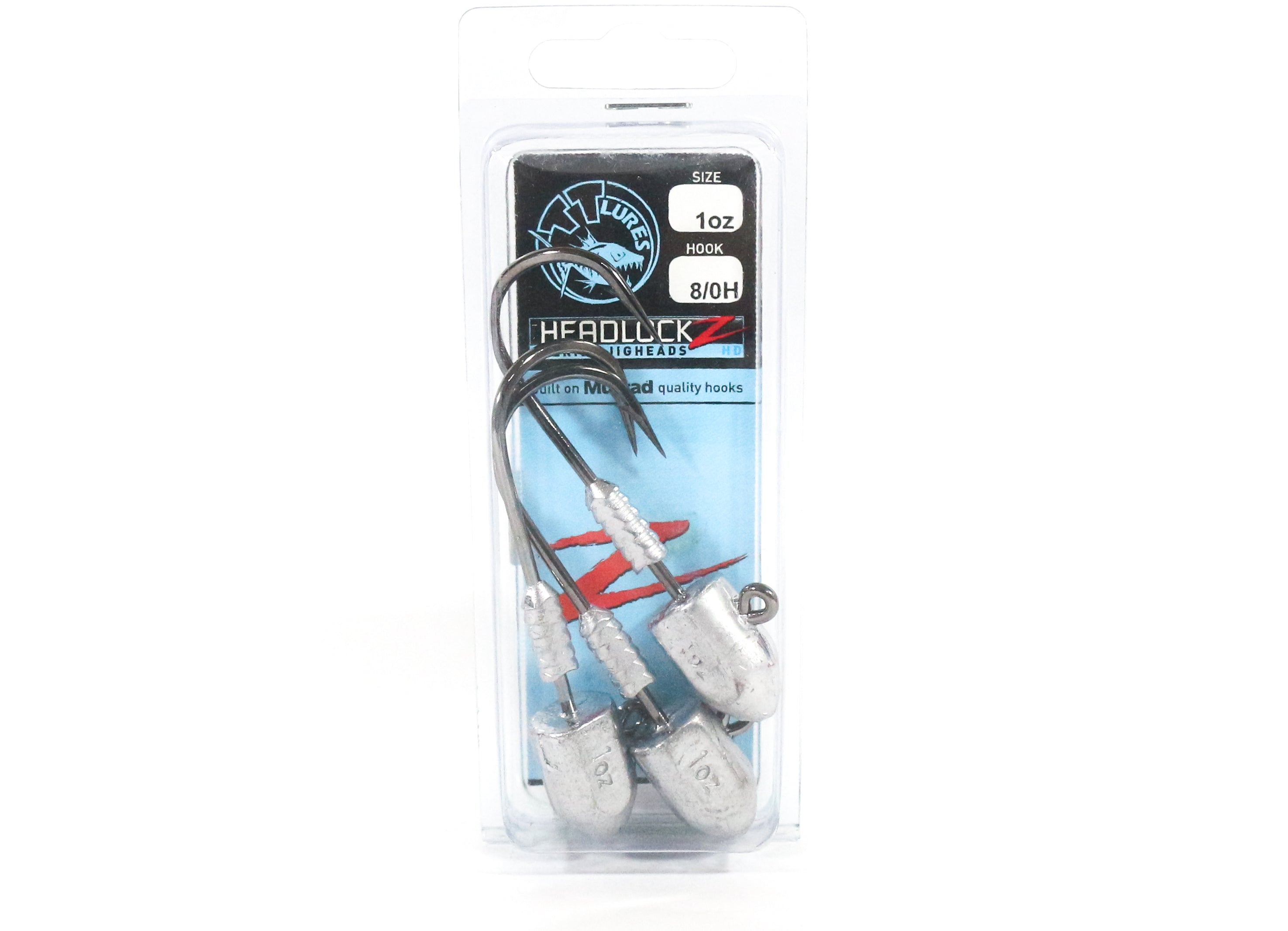 Tackle Tactics TT Headlockz HD Jig Head 1 oz 8/0 H 3/pack (3337)