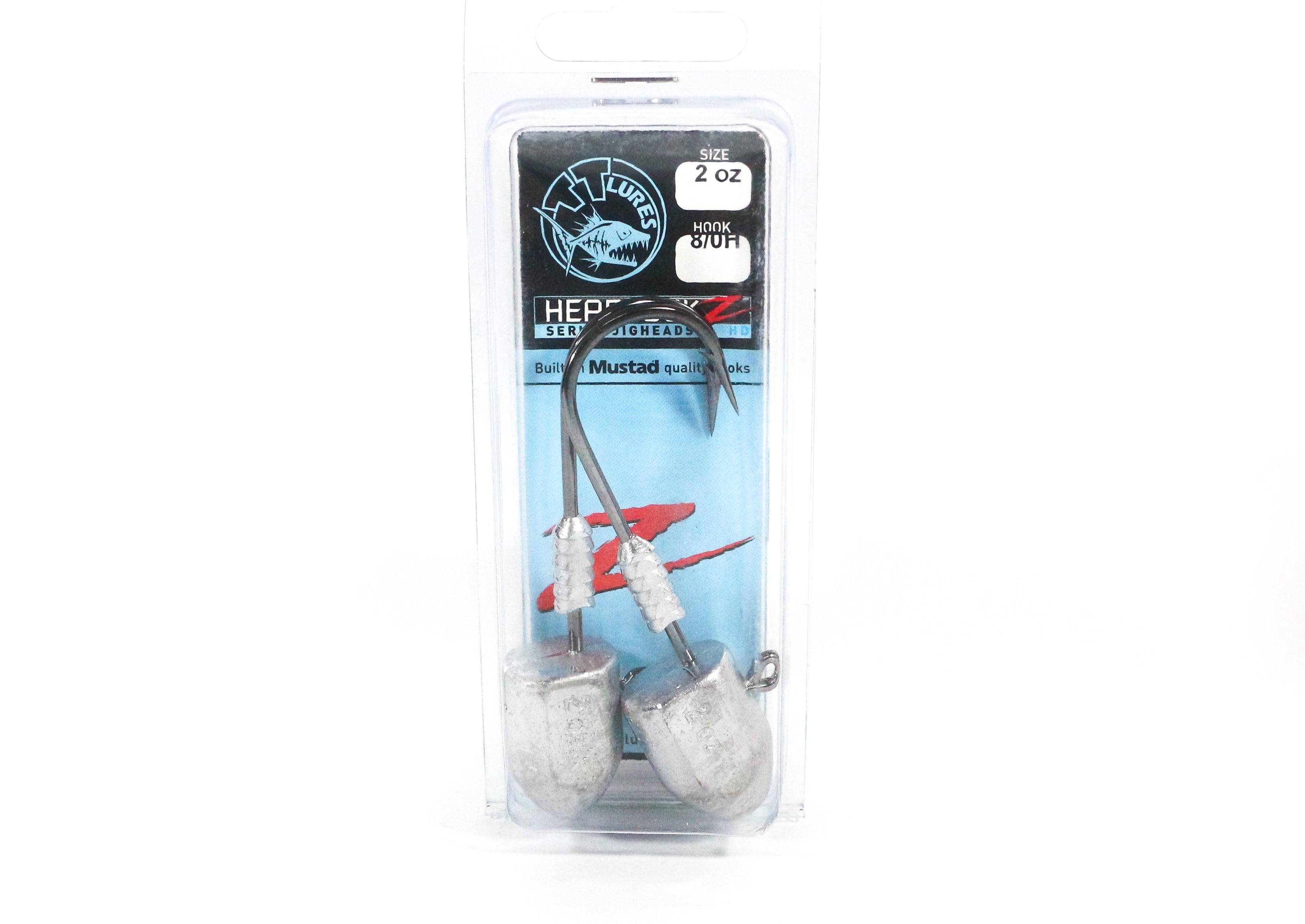 Tackle Tactics TT Headlockz HD Jig Head 2 oz 8/0 H 2/pack (3375)
