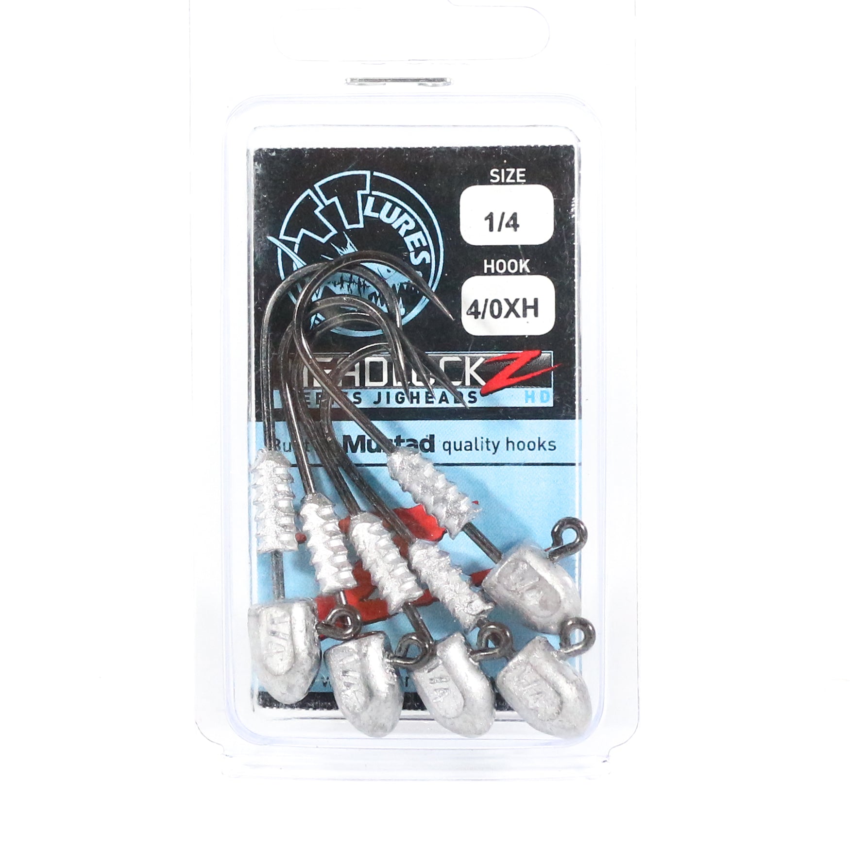Tackle Tactics TT Headlockz HD Jig Head 1/4 oz 4/0 H 5/pack (3412)