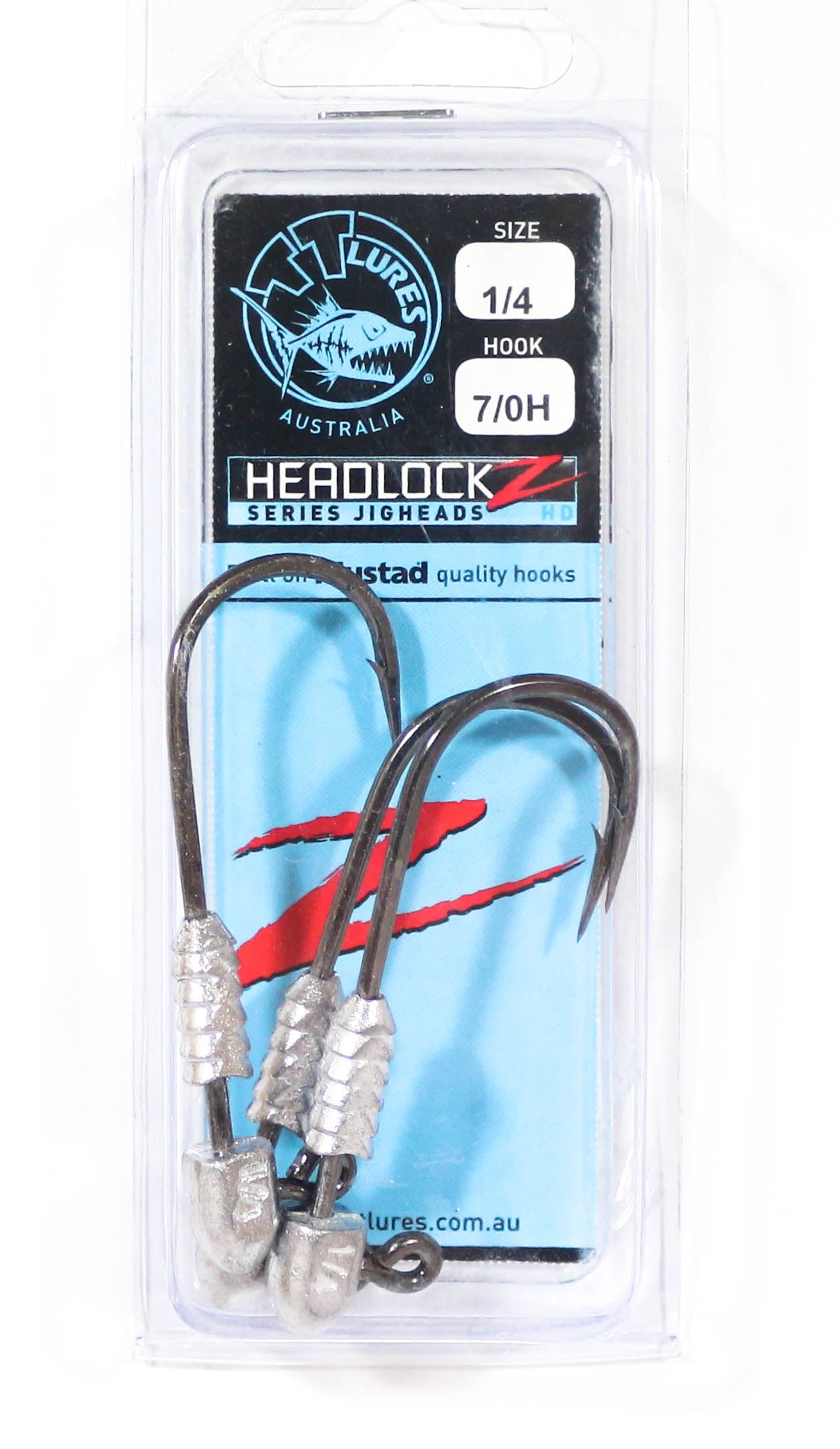 Tackle Tactics TT Headlockz HD Jig Head 1/4 oz 7/0 3/pack (3443)