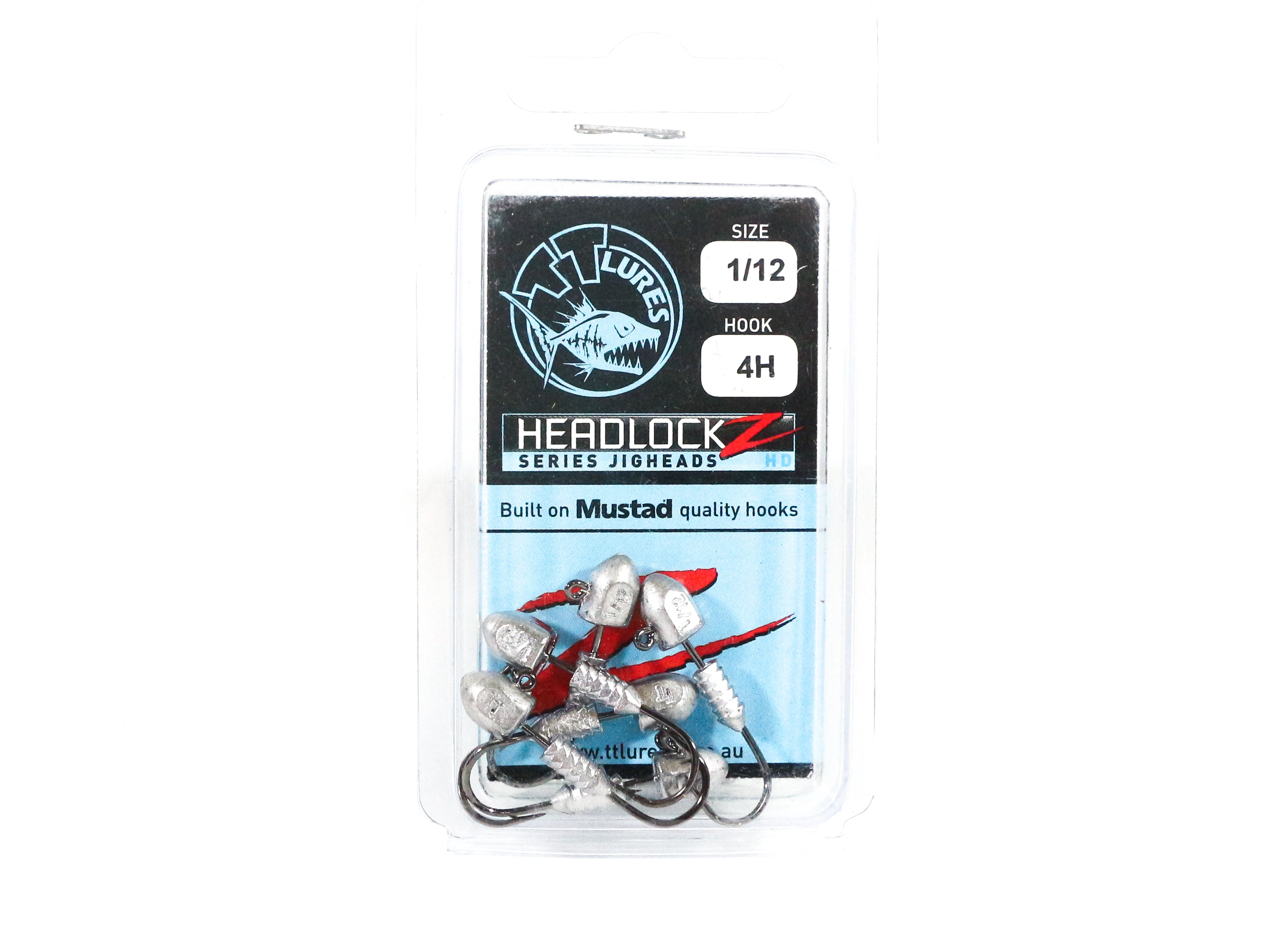 Tackle Tactics TT Headlockz HD Jig Head 1/12 oz 4 H 6/pack (3498)