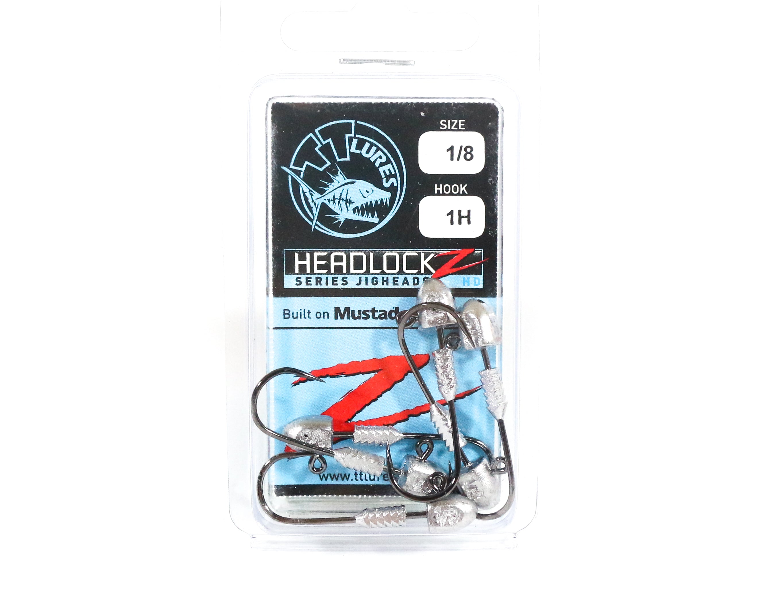Tackle Tactics TT Headlockz HD Jig Head 1/8 oz 1 H 6/pack (3597)