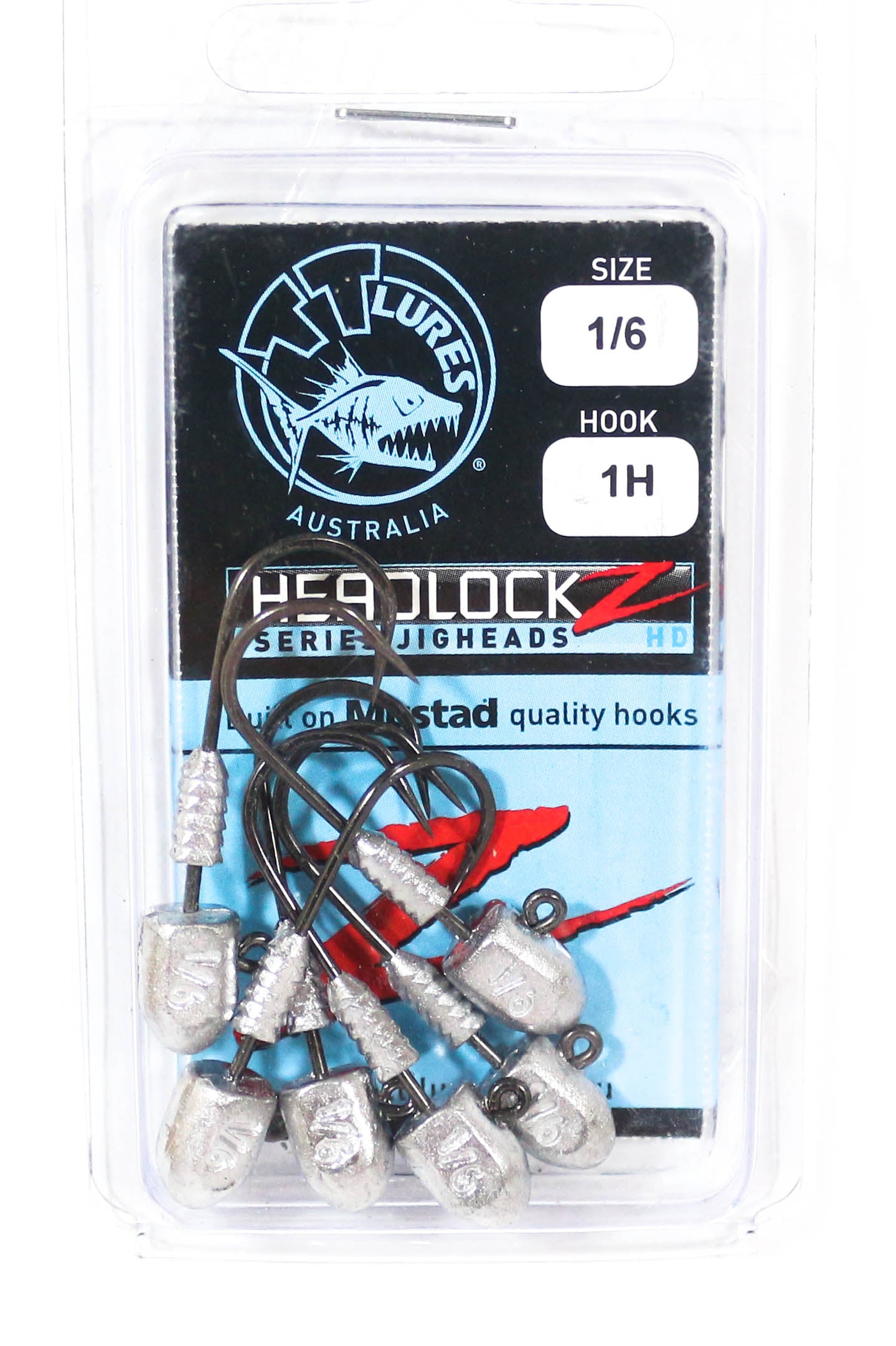 Tackle Tactics TT Headlockz HD Jig Head 1/6 oz 1 6/pack (3610)
