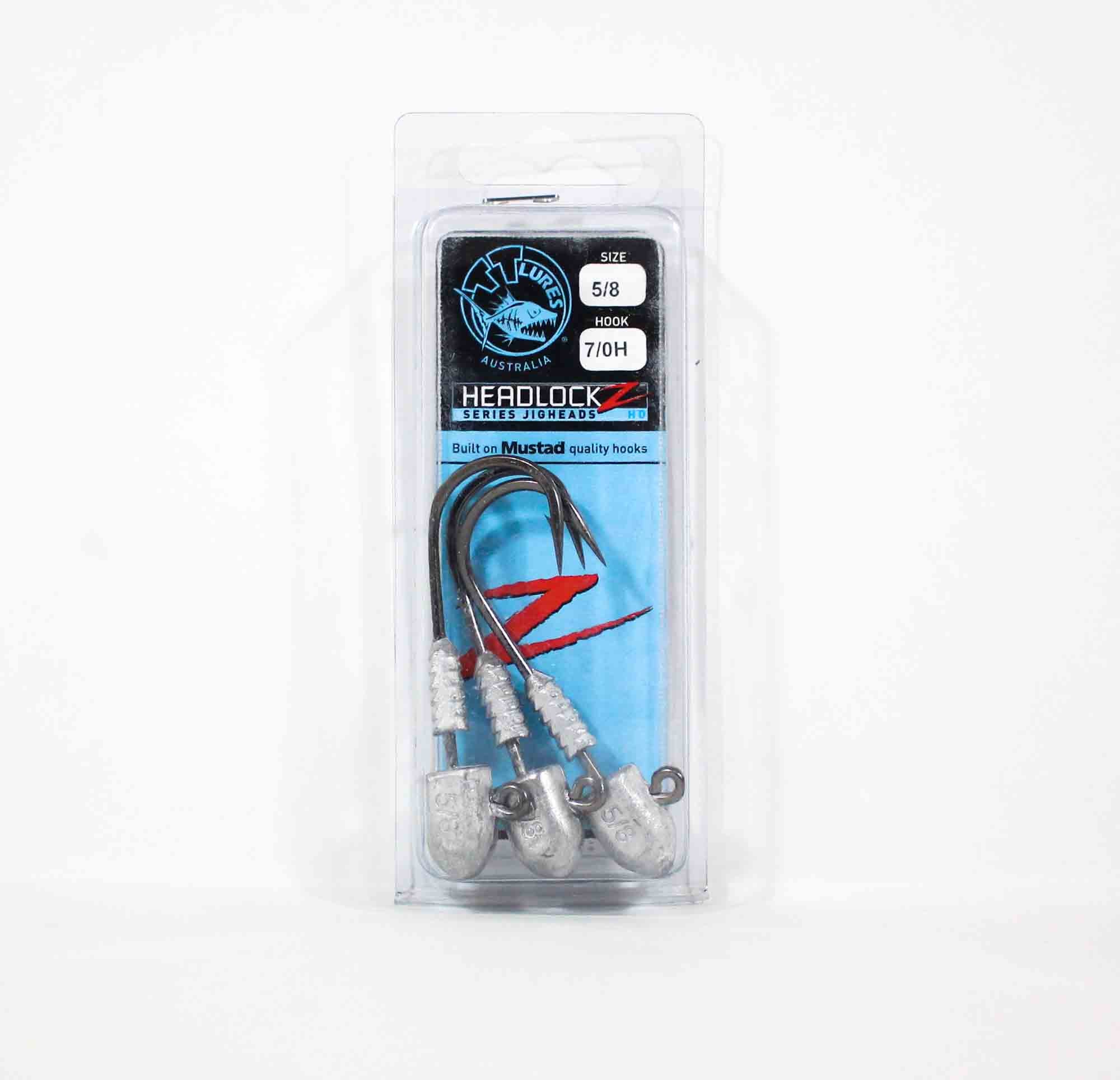 Tackle Tactics TT Headlockz HD Jig Head 5/8 oz 7/0 3/pack (3665)