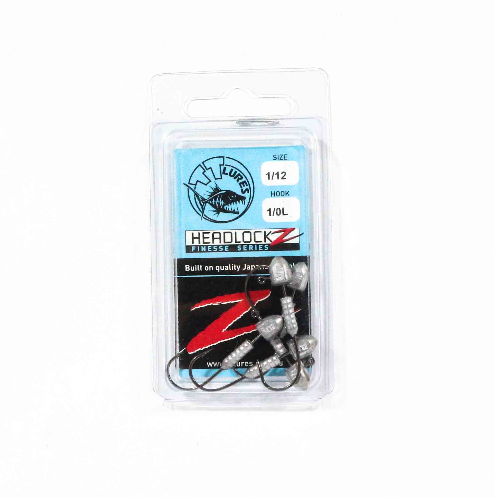 Tackle Tactics TT Headlockz Finesse Jig Head 1/12 oz 1/0 5/pack (3764)