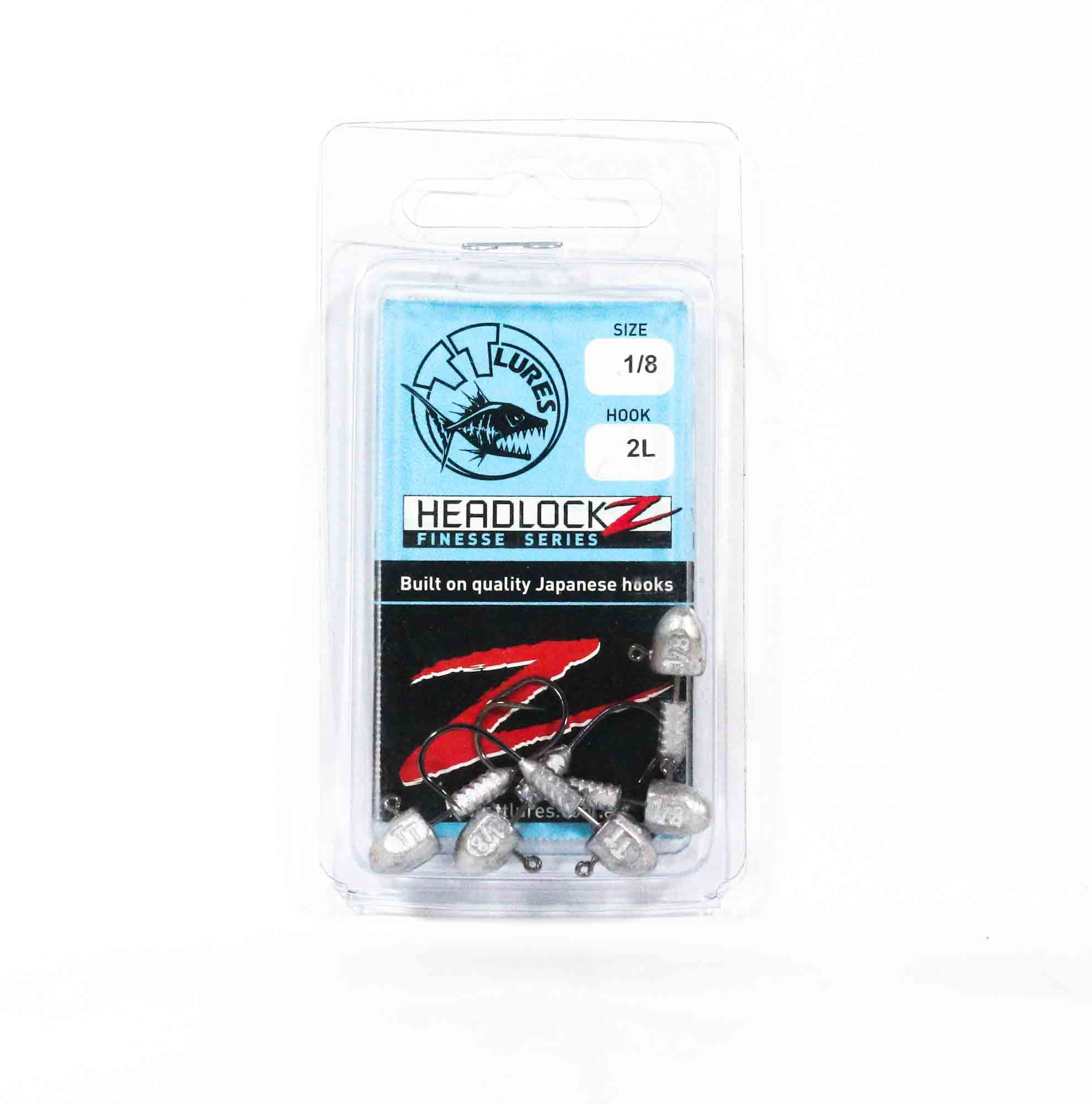 Tackle Tactics TT Headlockz Finesse Jig Head 1/8 oz 2, 5/pack (3771)