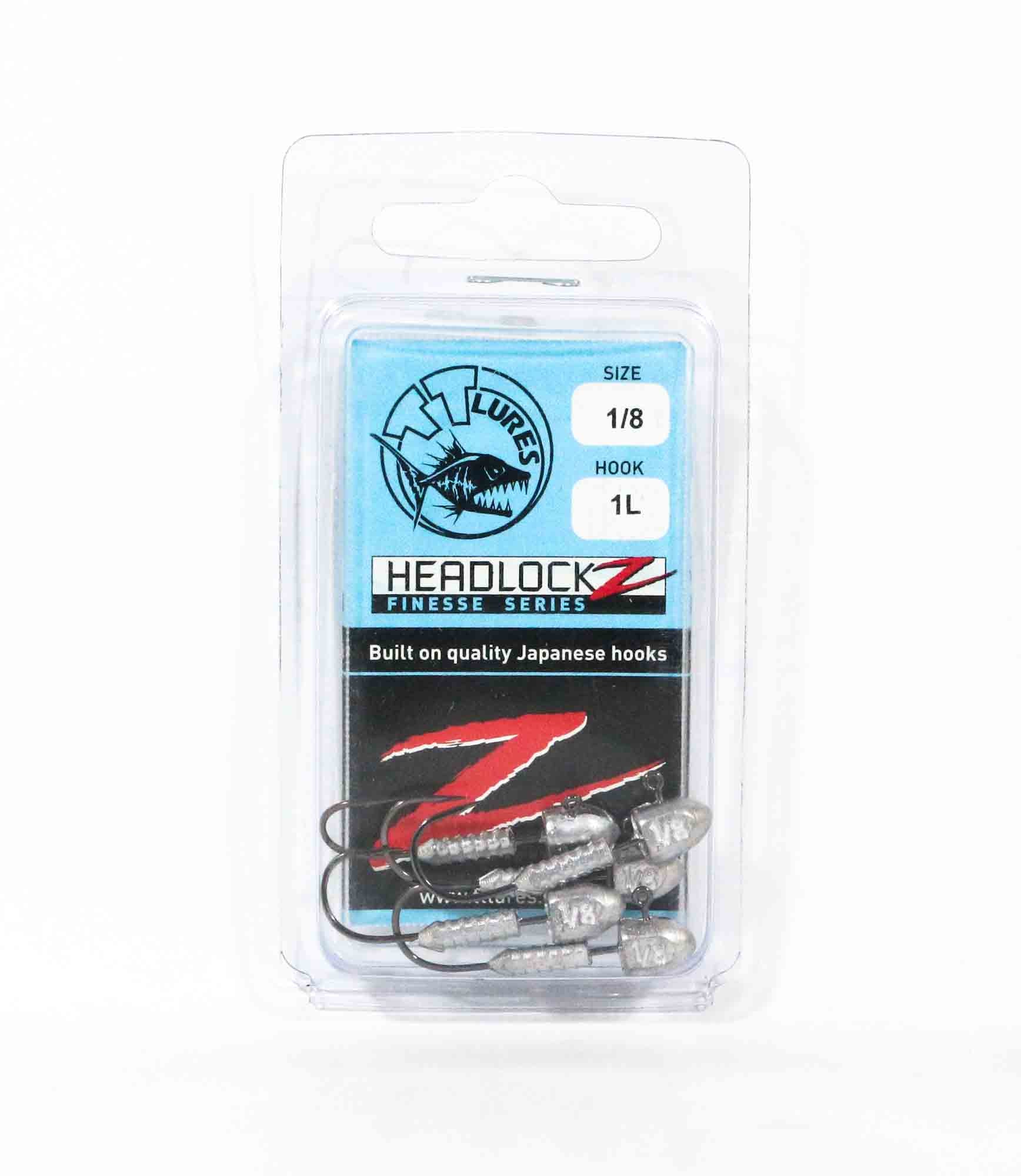 Tackle Tactics TT Headlockz Finesse Jig Head 1/8 oz 1, 5/pack (3788)