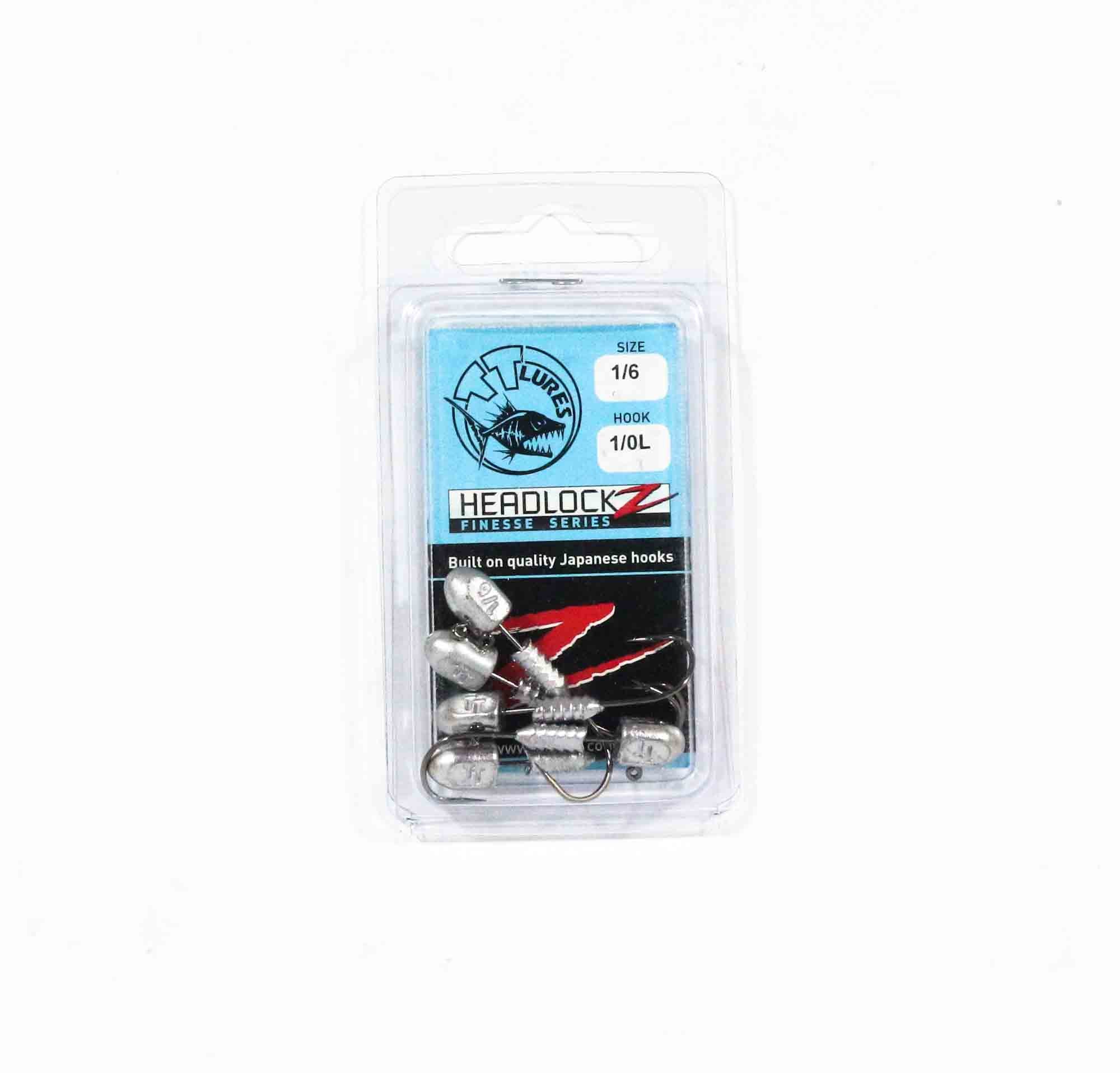 Tackle Tactics TT Headlockz Finesse Jig Head 1/6 oz 1/0 5/pack (3825)