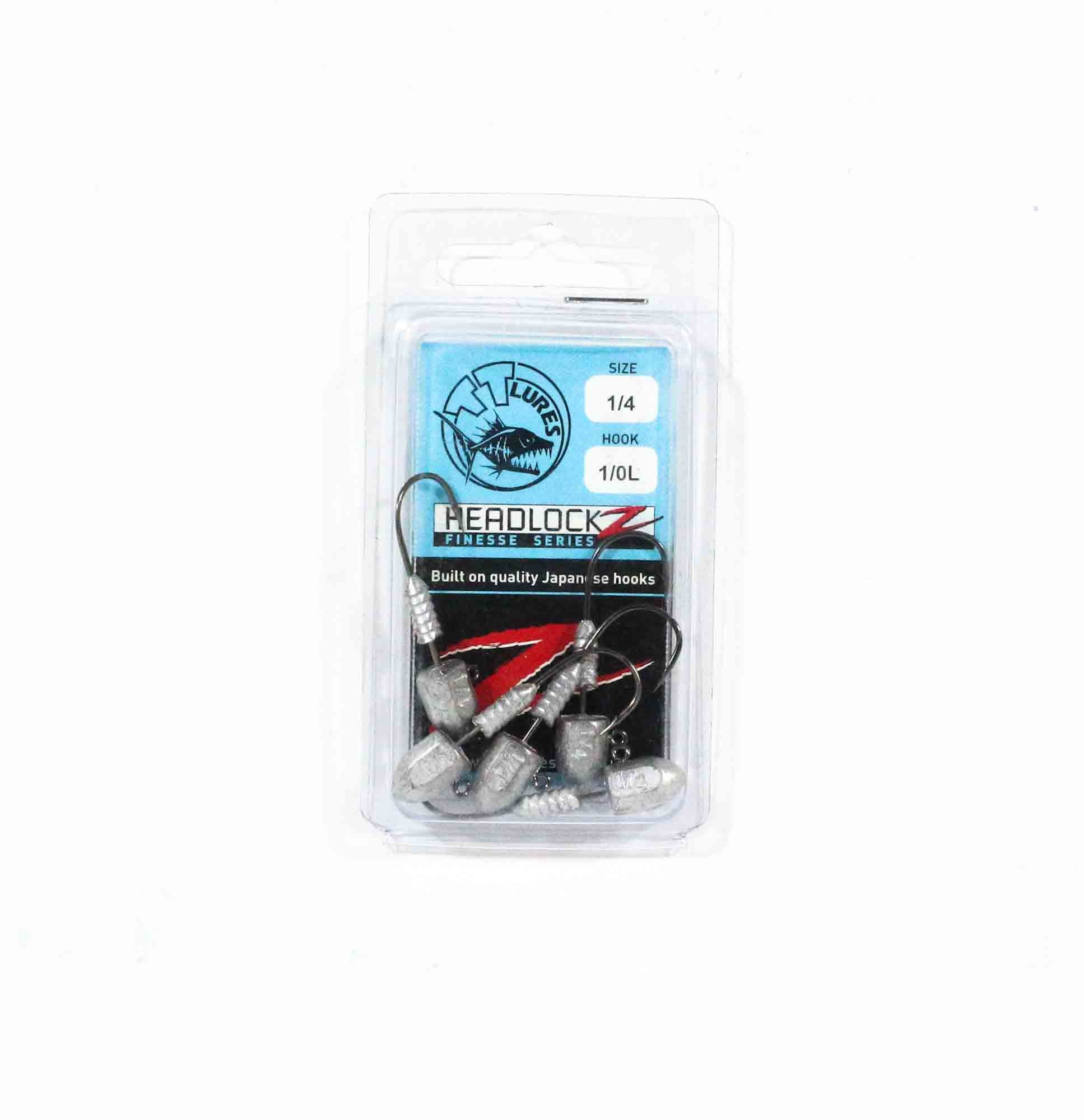 Tackle Tactics TT Headlockz Finesse Jig Head 1/4 oz 1/0L 5/pack (3849)