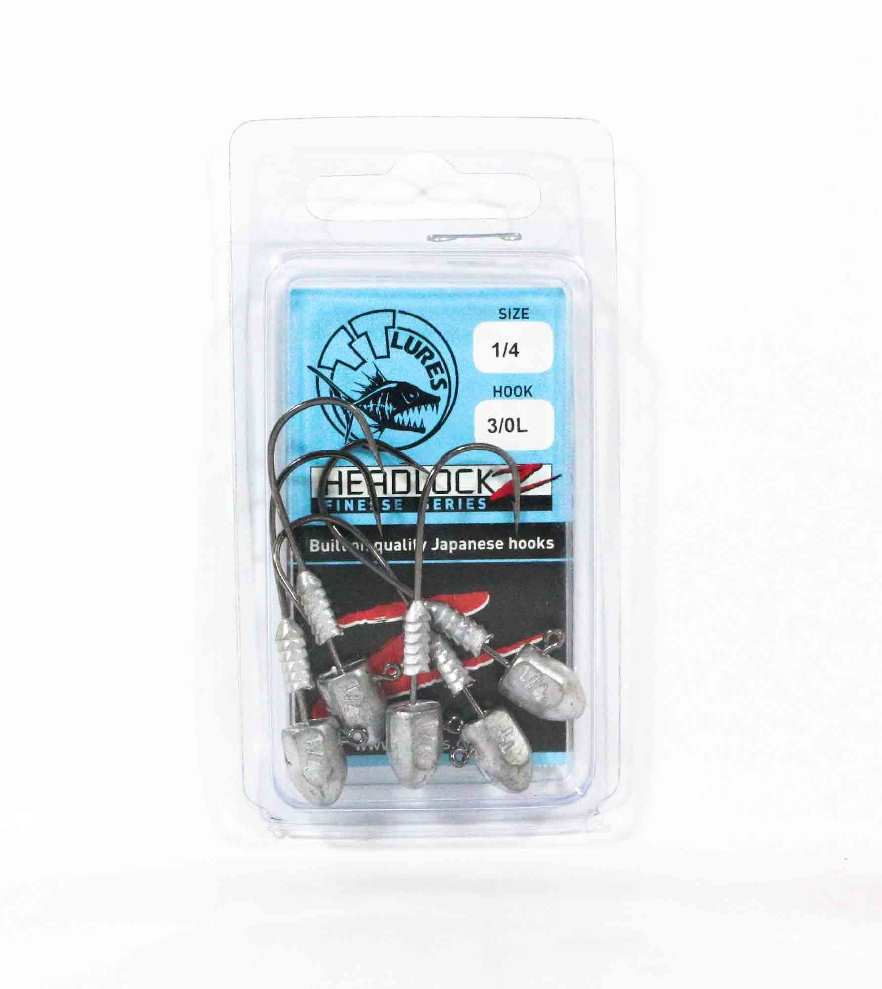 Tackle Tactics TT Headlockz Finesse Jig Head 1/4 oz 3/0 5/pack (3863)