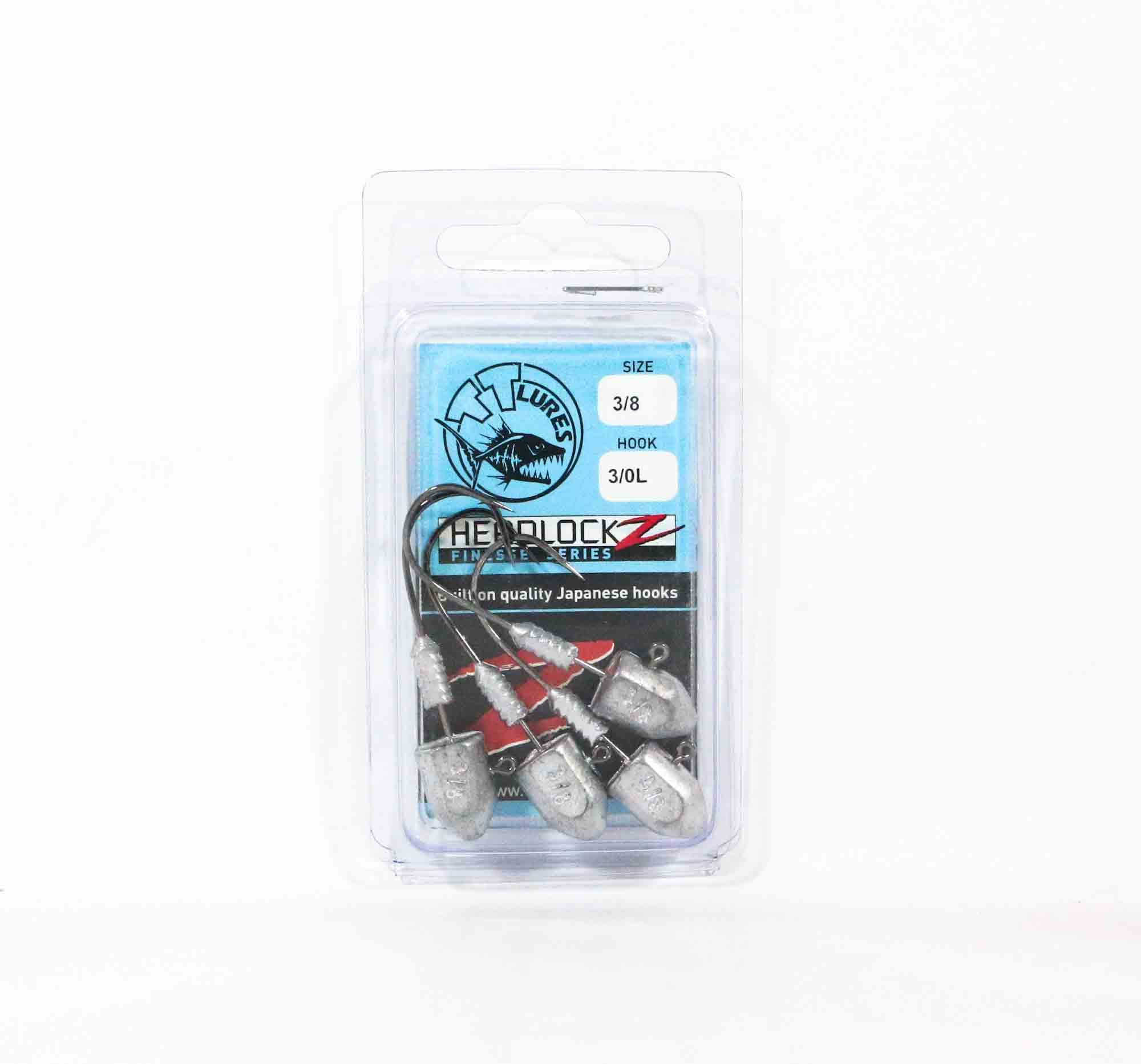 Tackle Tactics TT Headlockz Finesse Jig Head 3/8 oz 3/0 4/pack (3870)
