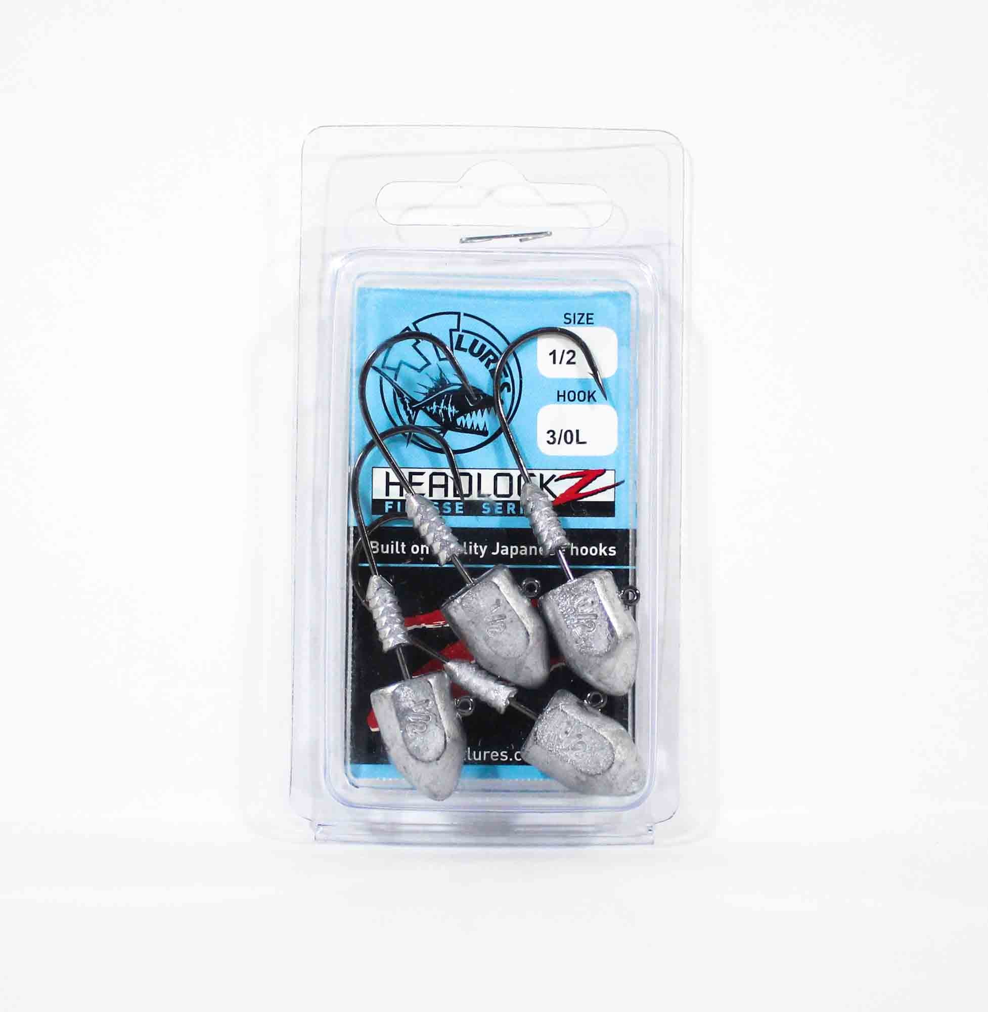 Tackle Tactics TT Headlockz Finesse Jig Head 1/2 oz 3/0 4/pack (3887)