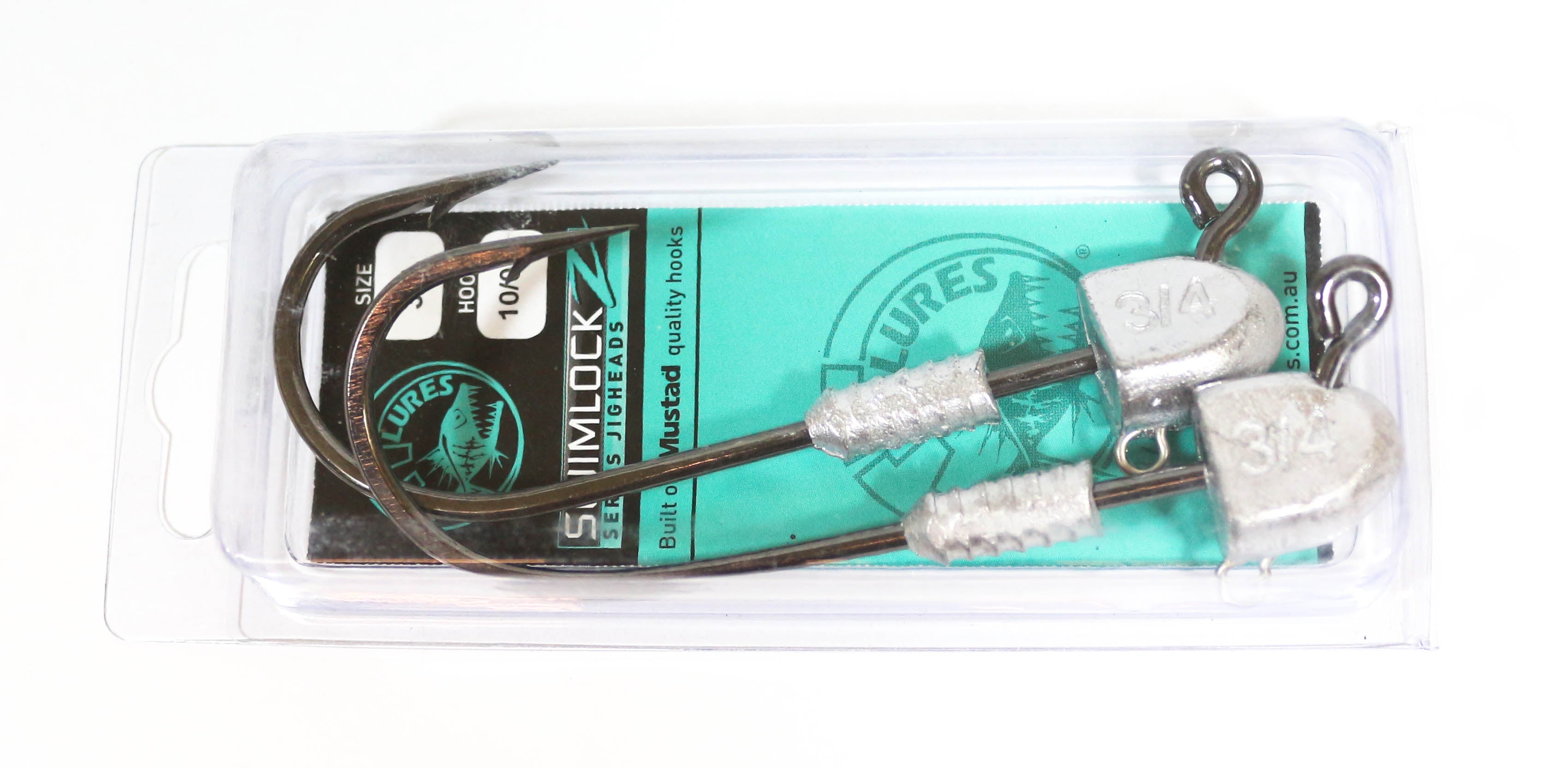 Tackle Tactics TT Swimlockz HD Jig Head 3/4 oz 10/0 H 2/pack (4051)
