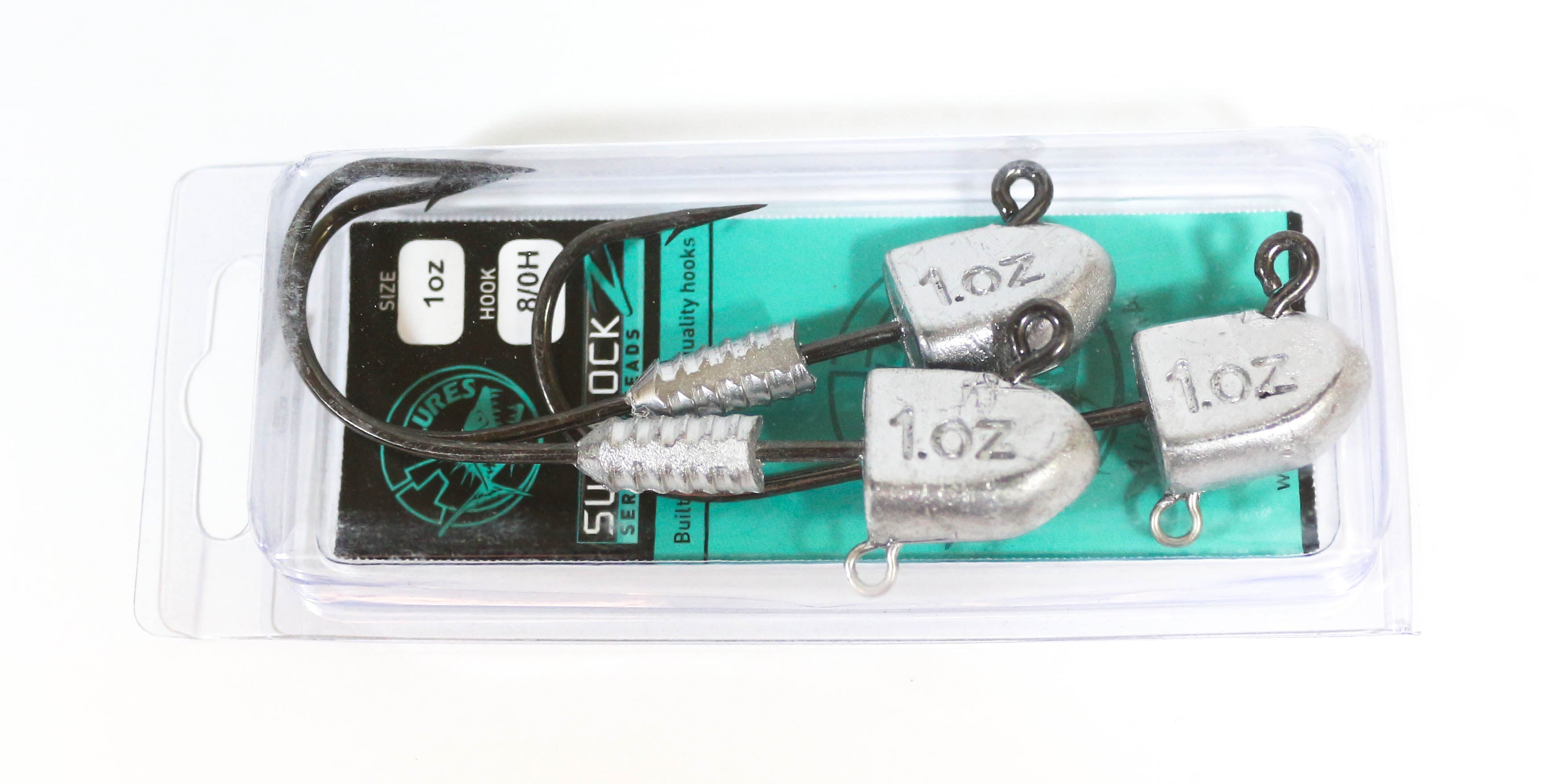 Tackle Tactics TT Swimlockz HD Jig Head 1 oz 8/0 3/pack (4068)