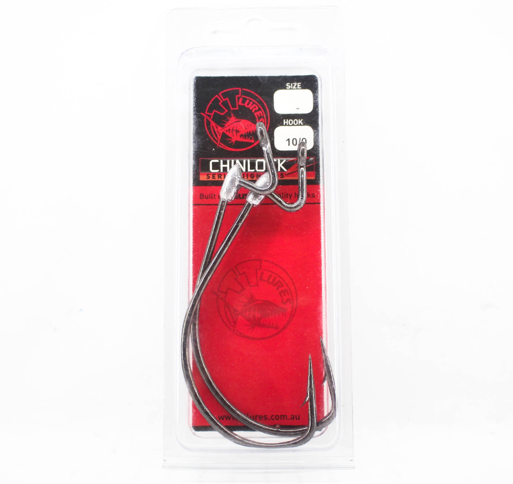 Tackle Tactics TT ChinlockZ Unweighted Worm Hook 10/0 2/pack (5409)