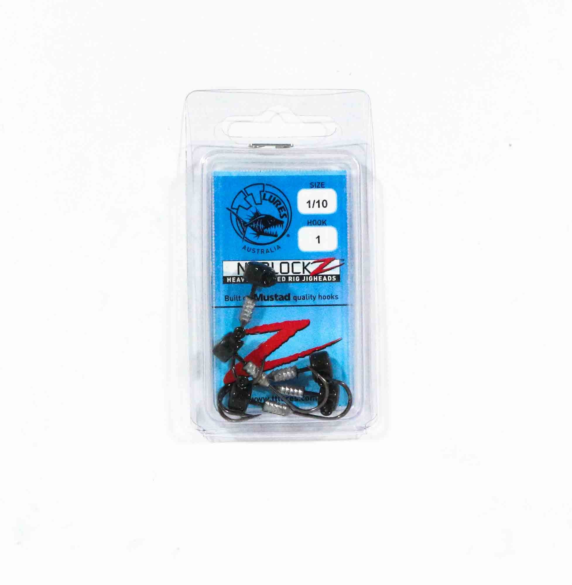 Tackle Tactics TT Nedlockz HD Jig Head Green Pumpkin 1/10 1 5/pack(7427)
