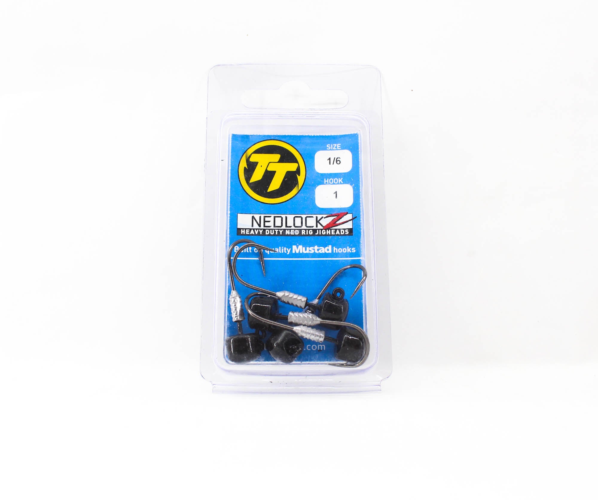 Tackle Tactics TT Nedlockz HD Jig Head Black 1/6 oz 1 5/pack (7458)