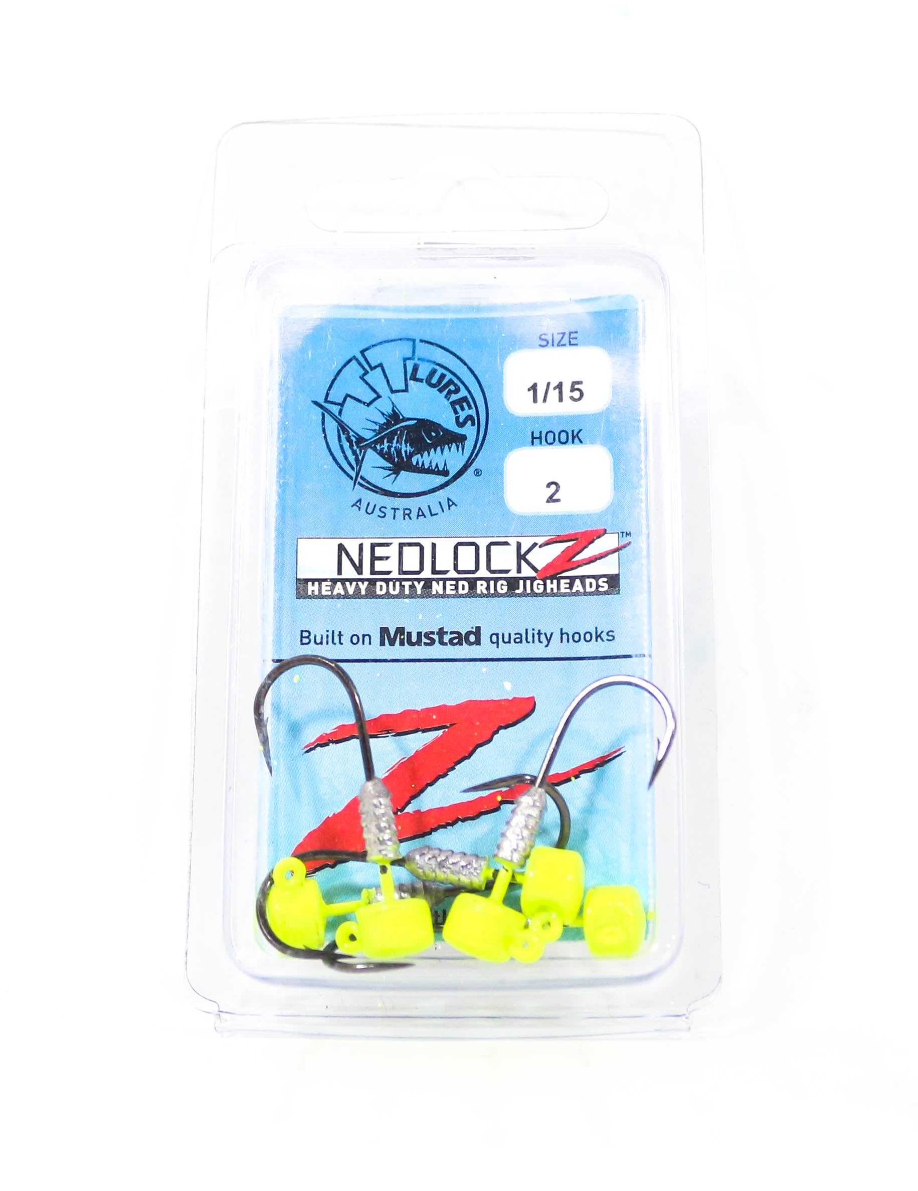 Tackle Tactics TT Nedlockz HD Jig Head Chart 1/15 oz 2 5/pack (7489)