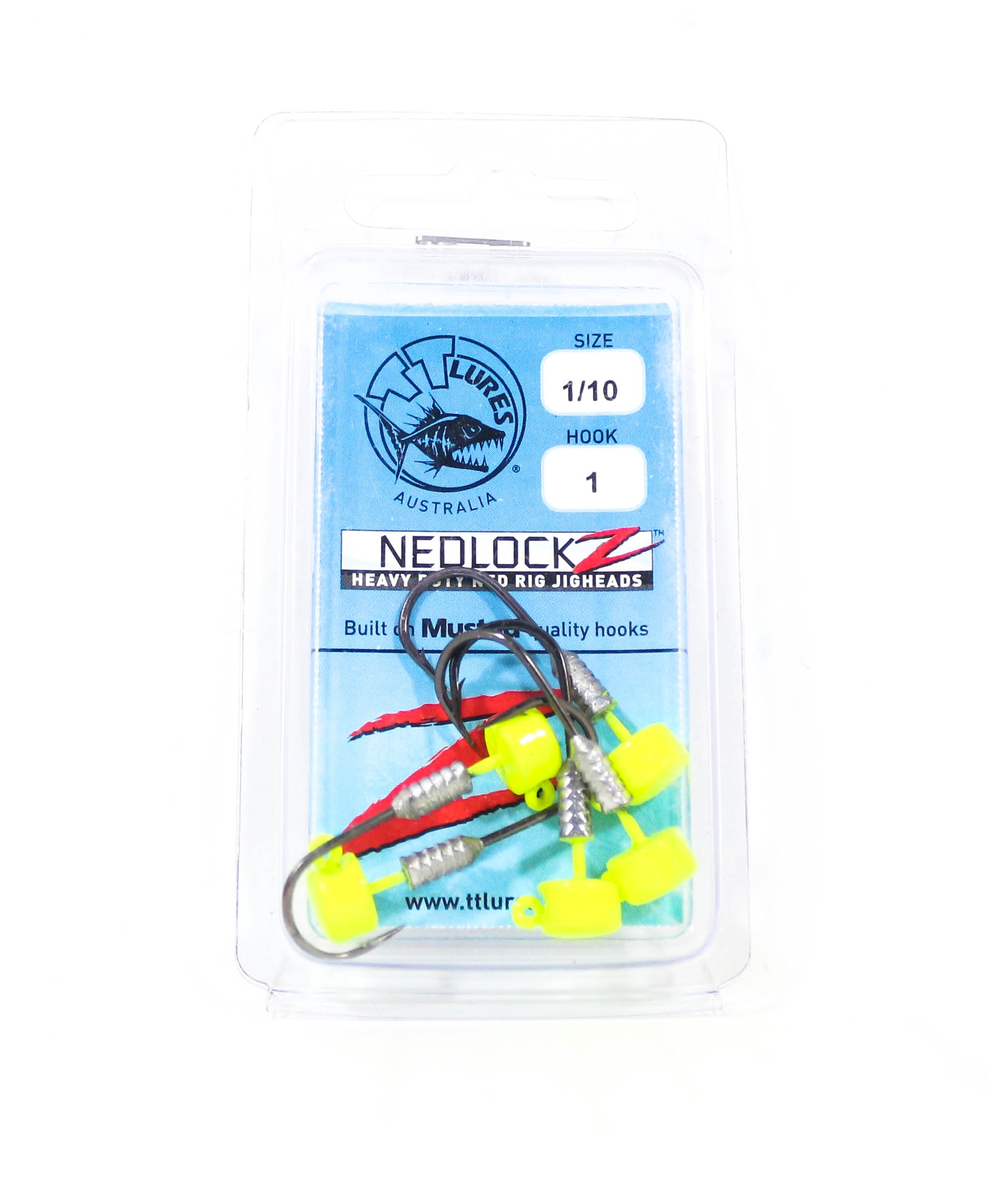 Tackle Tactics TT Nedlockz HD Jig Head Chart 1/10 oz 1 5/pack (7496)