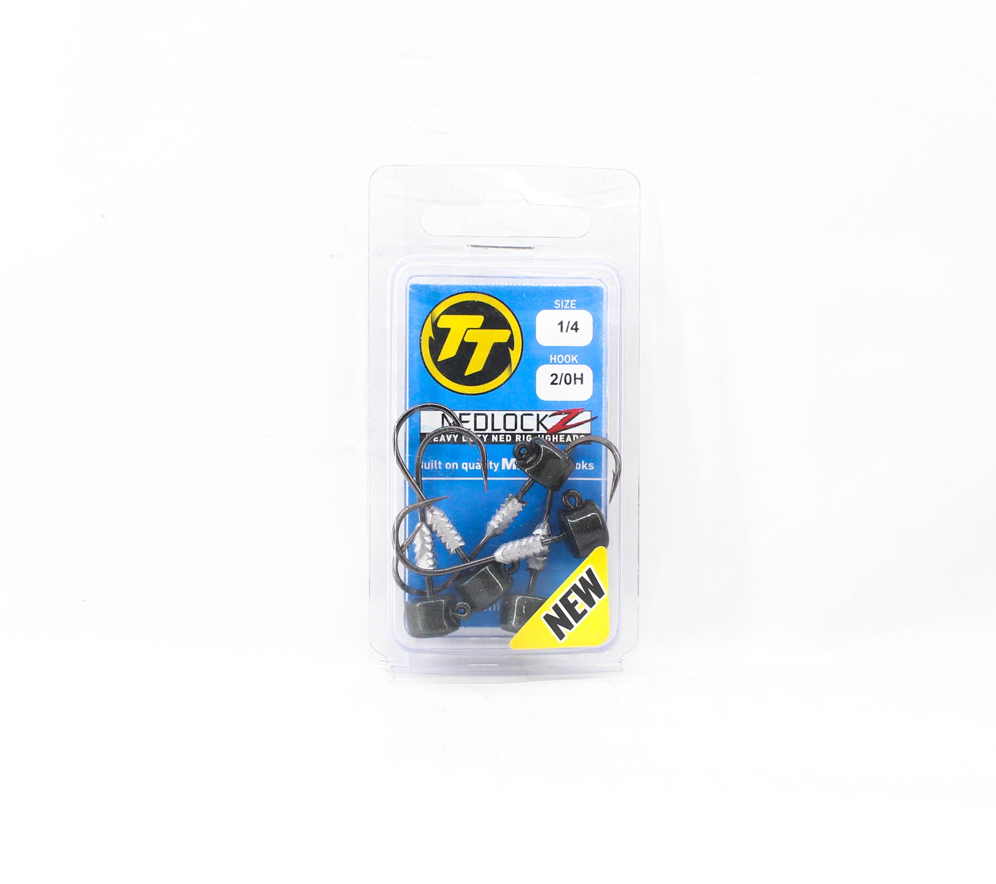 Tackle Tactics TT Nedlockz HD Jig Head Pumpkin 1/4 oz 2/0H 5/pack (7649)