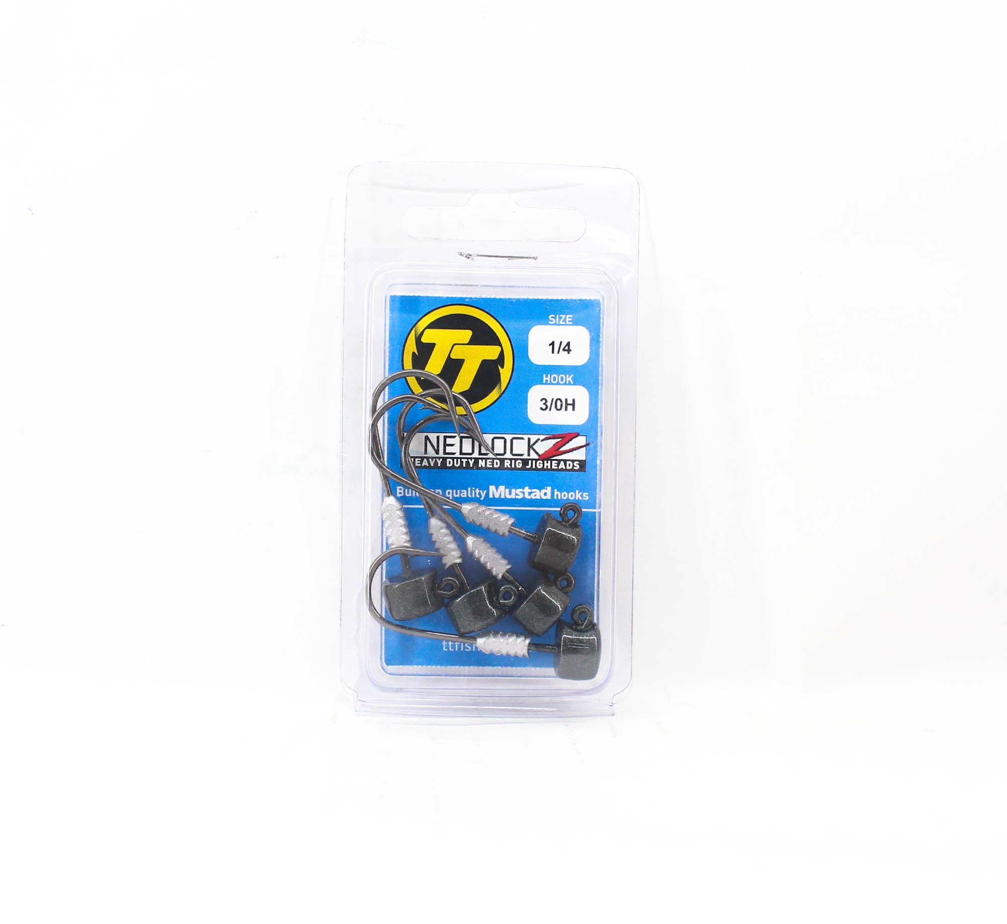 Tackle Tactics TT Nedlockz HD Jig Head Pumpkin 1/4 oz 3/0H 5/pack (7687)