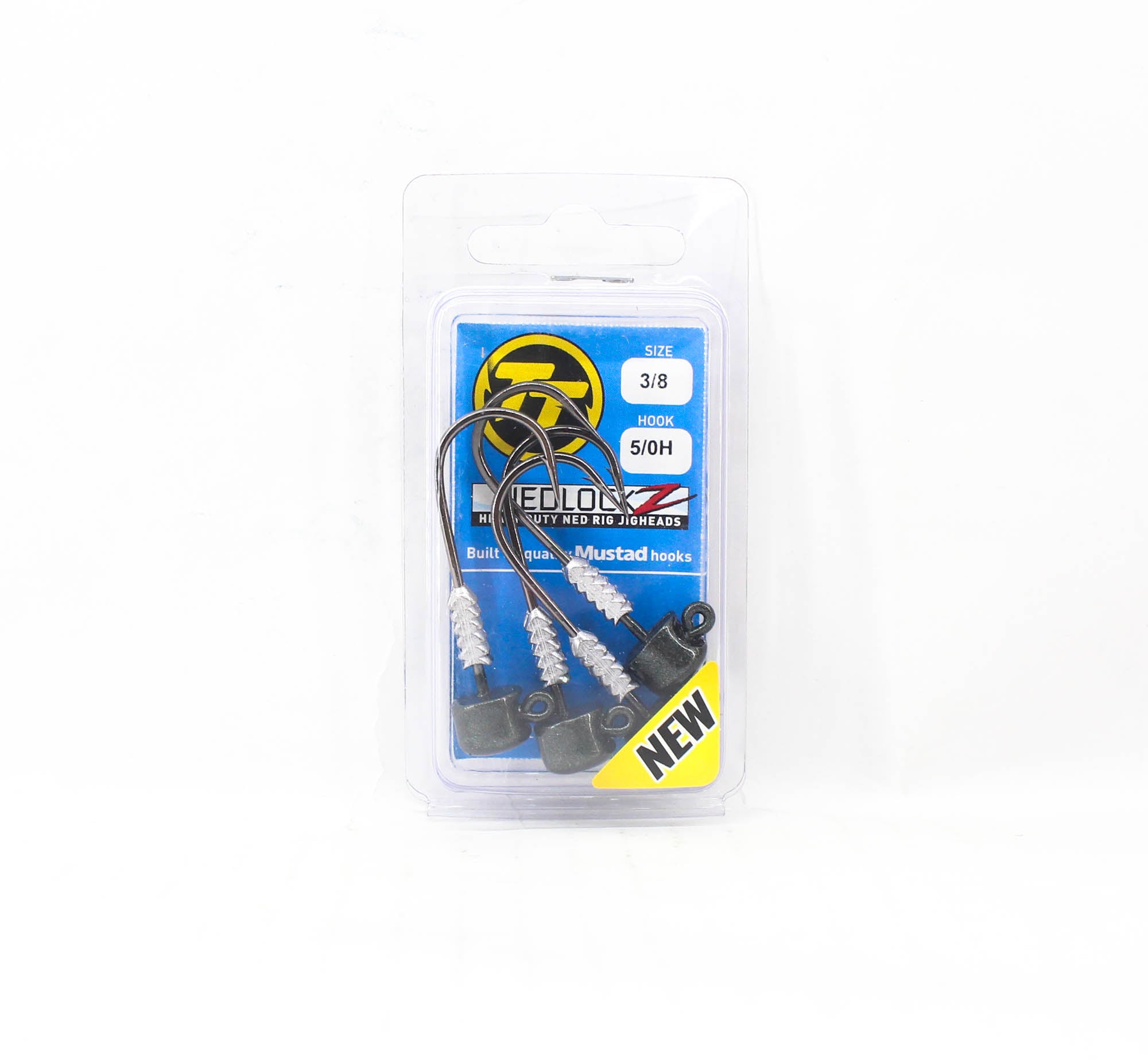 Tackle Tactics TT Nedlockz HD Jig Head Pumpkin 3/8 oz 5/0H 4/pack (7762)