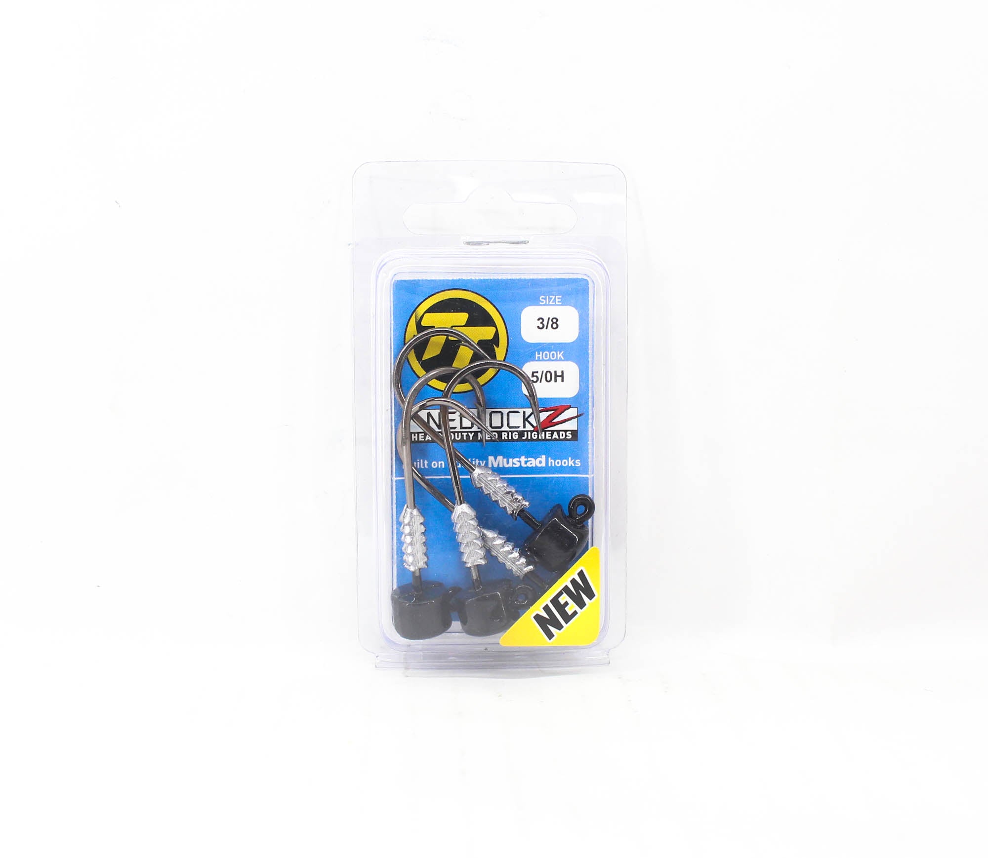 Tackle Tactics TT Nedlockz HD Jig Head Black 3/8 oz 5/0H 4/pack (7779)