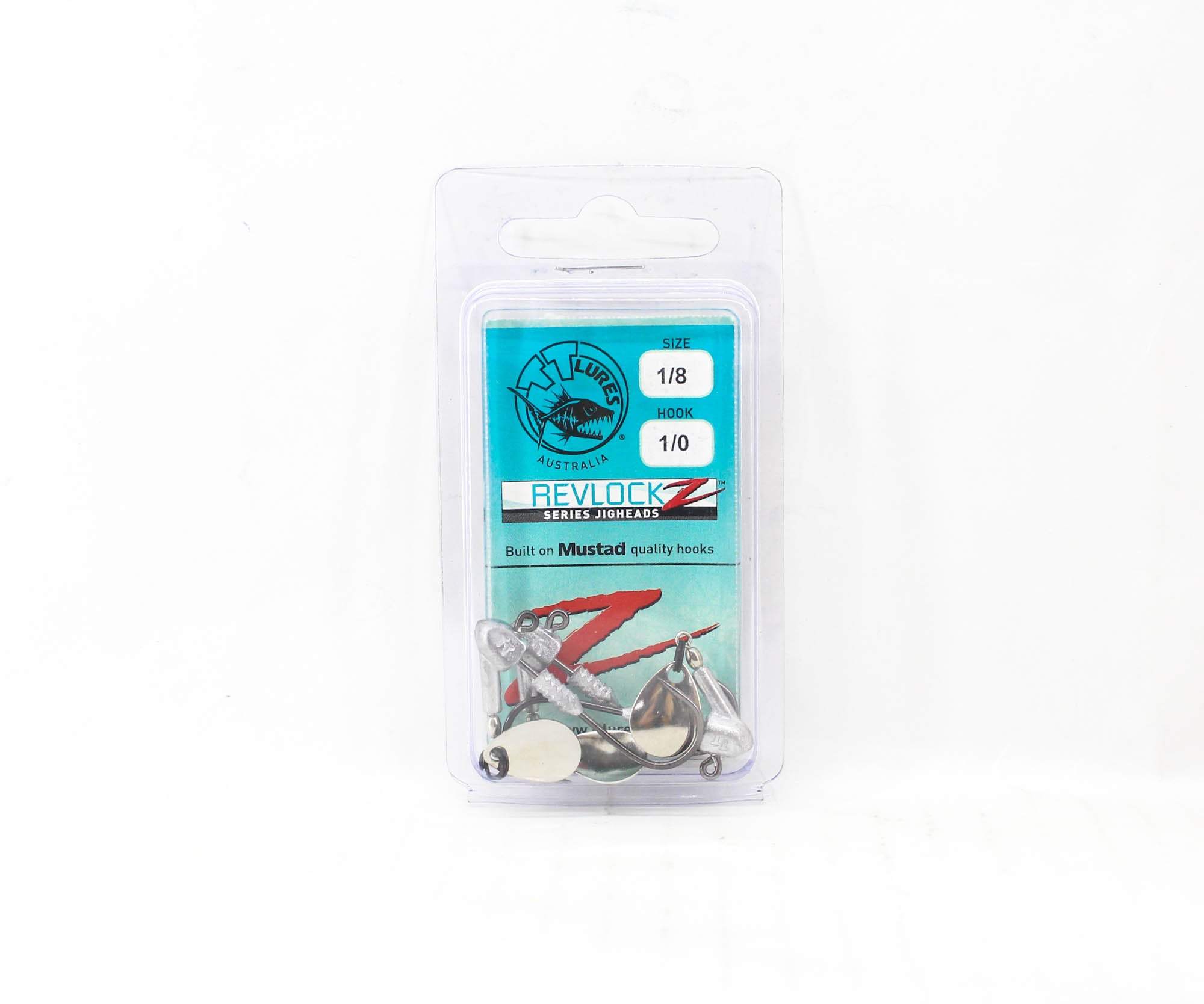 Tackle Tactics Revlockz HD NC Jig Head 1/8 oz 1/0 3/pack (9292)