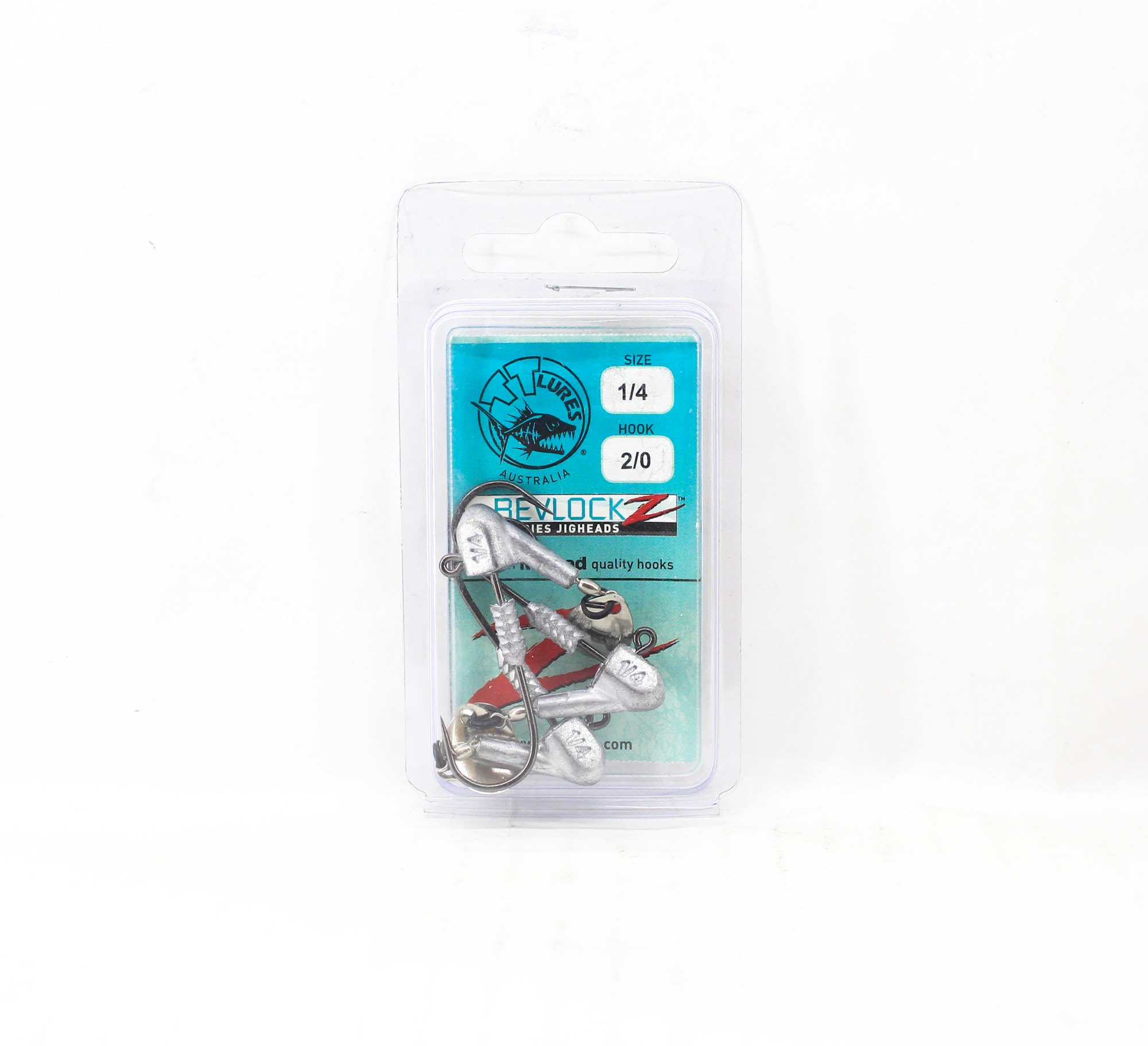 Tackle Tactics Revlockz HD NC Jig Head 1/4 oz 2/0 3/pack (9377)