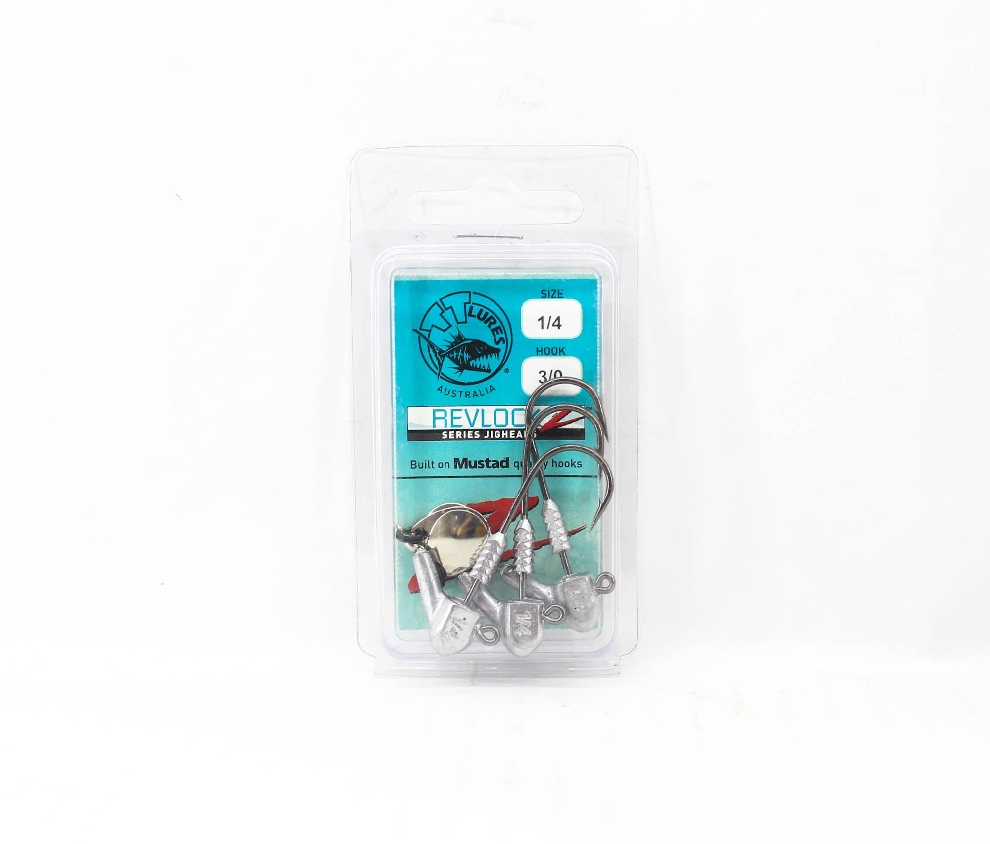Tackle Tactics Revlockz HD NC Jig Head 1/4 oz 3/0 3/pack (9414)