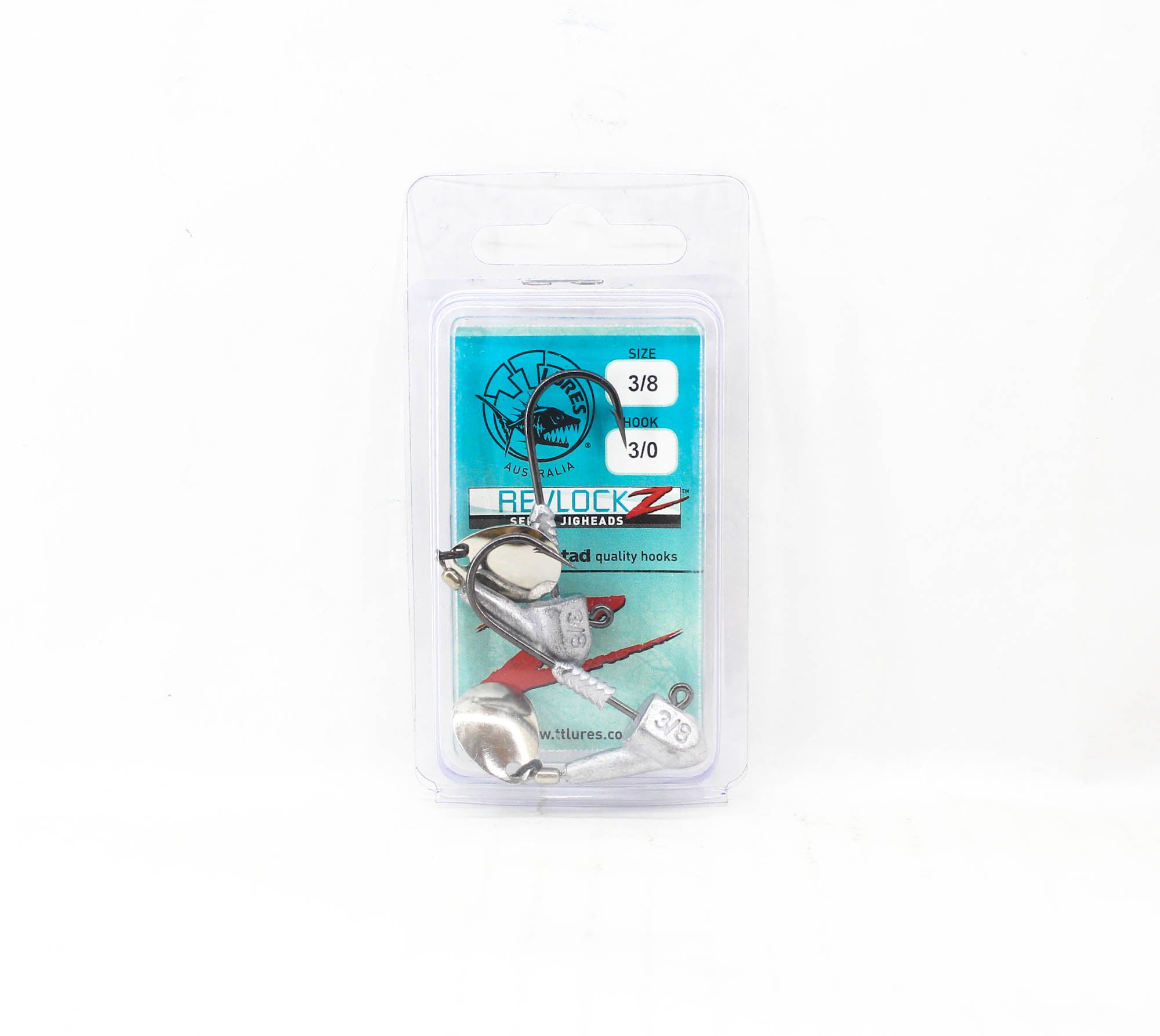 Tackle Tactics Revlockz HD NC Jig Head 3/8 oz 3/0 2/pack (9490)