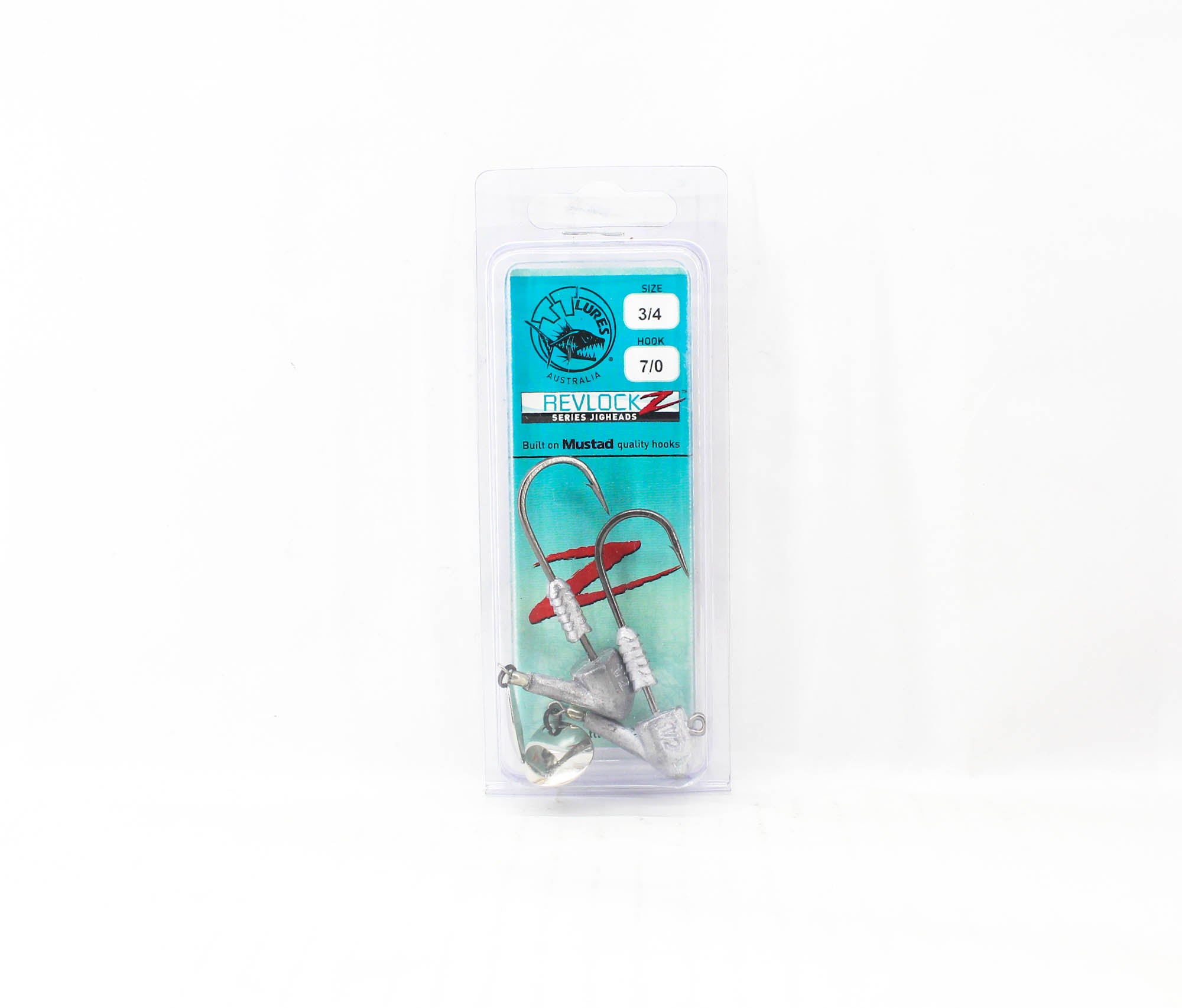 Tackle Tactics Revlockz HD NC Jig Head 3/4 oz 7/0 2/pack (9698)