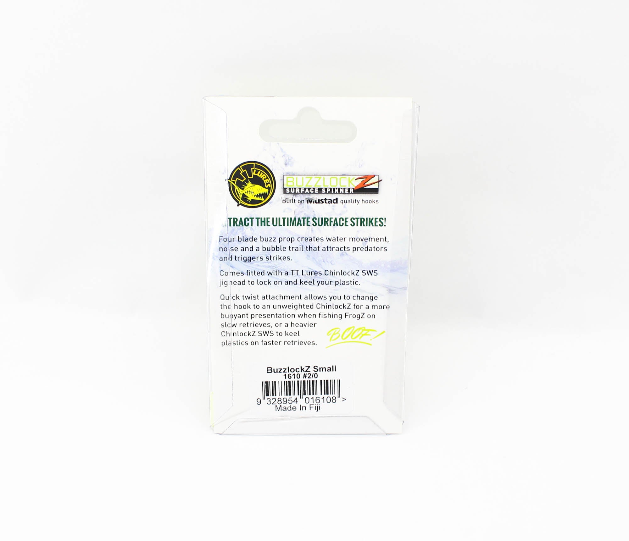 Tackle Tactics TT Buzzlockz Small 2/0 2/pack (6108)