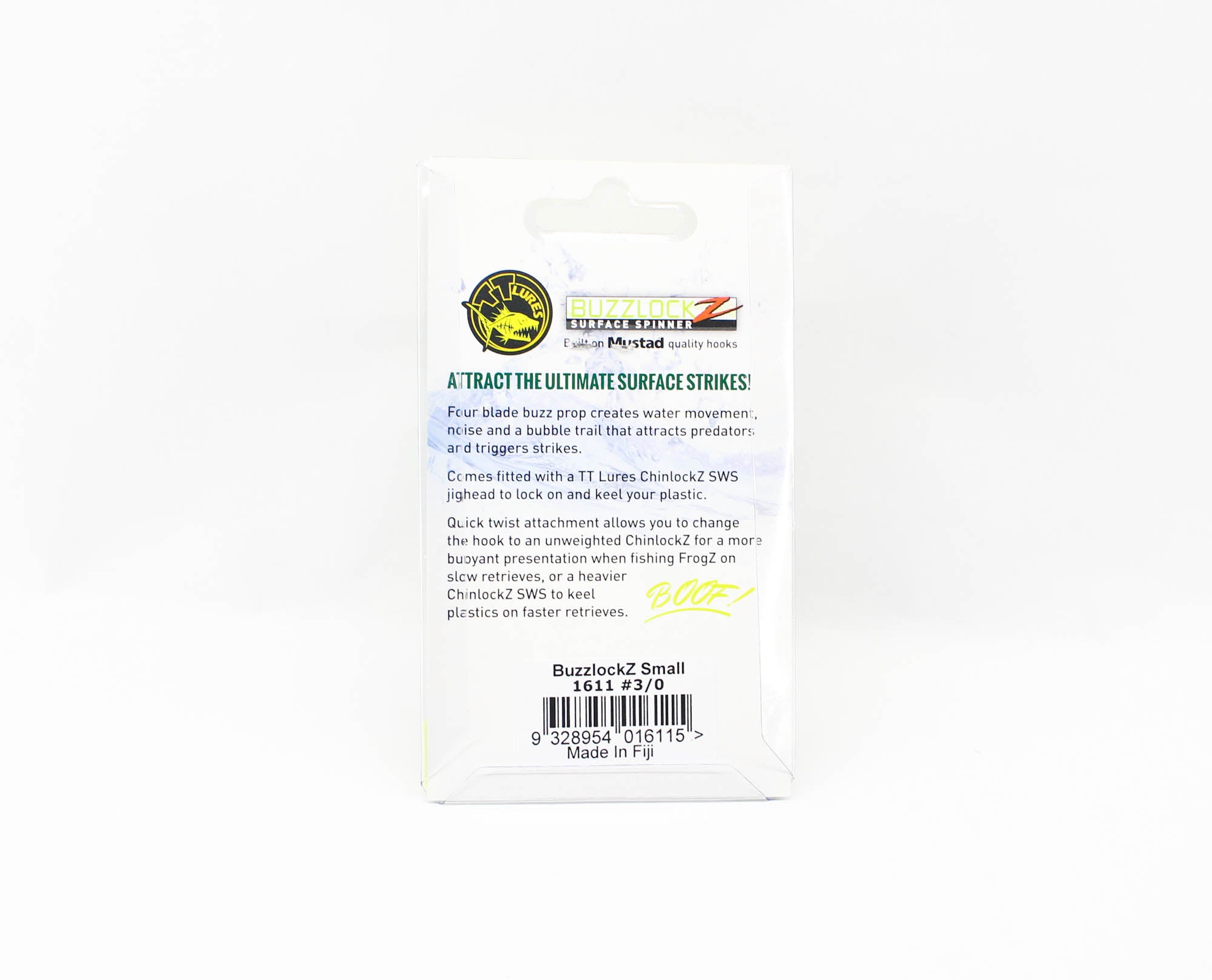 Tackle Tactics TT Buzzlockz Small 3/0 2/pack (6115)