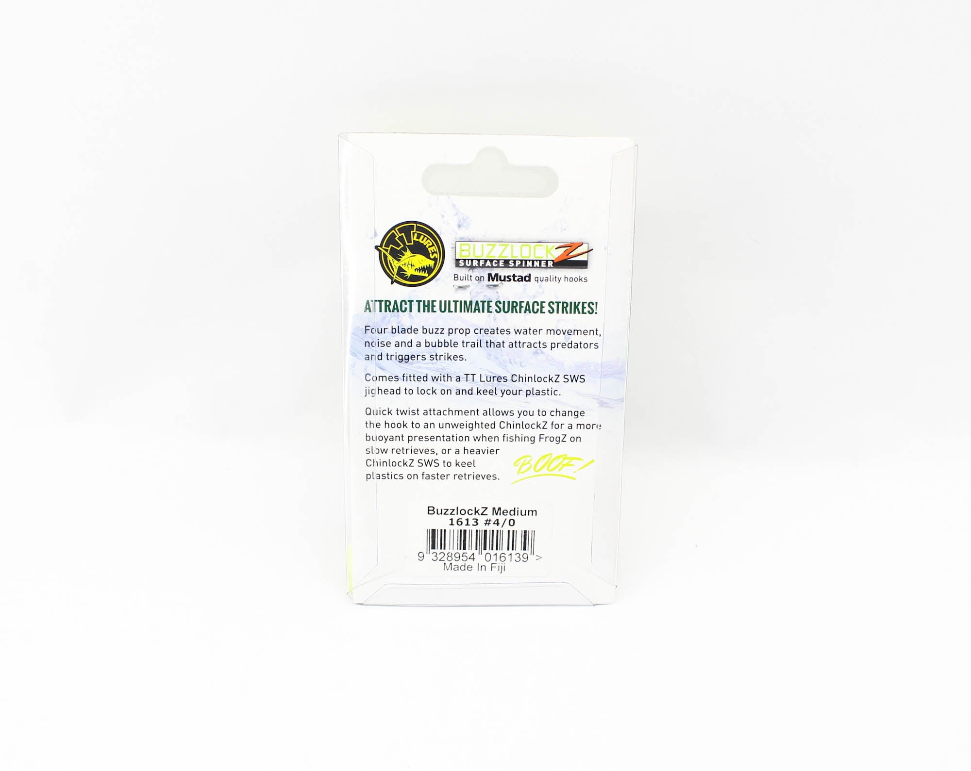 Tackle Tactics TT Buzzlockz Medium 4/0 1/pack (6139)
