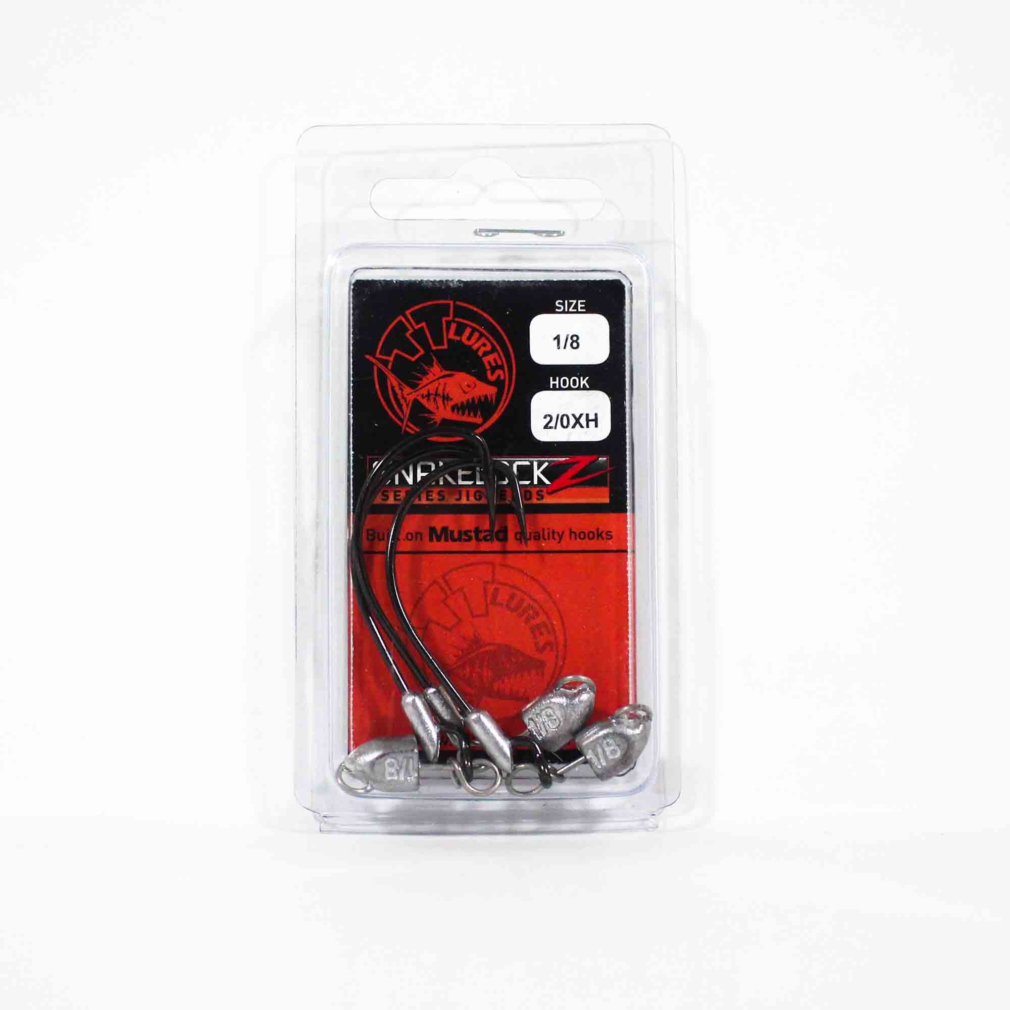 Tackle Tactics TT SnakelockZ Jig Head 1/8 oz 2/0 XH 3/pack (6412)