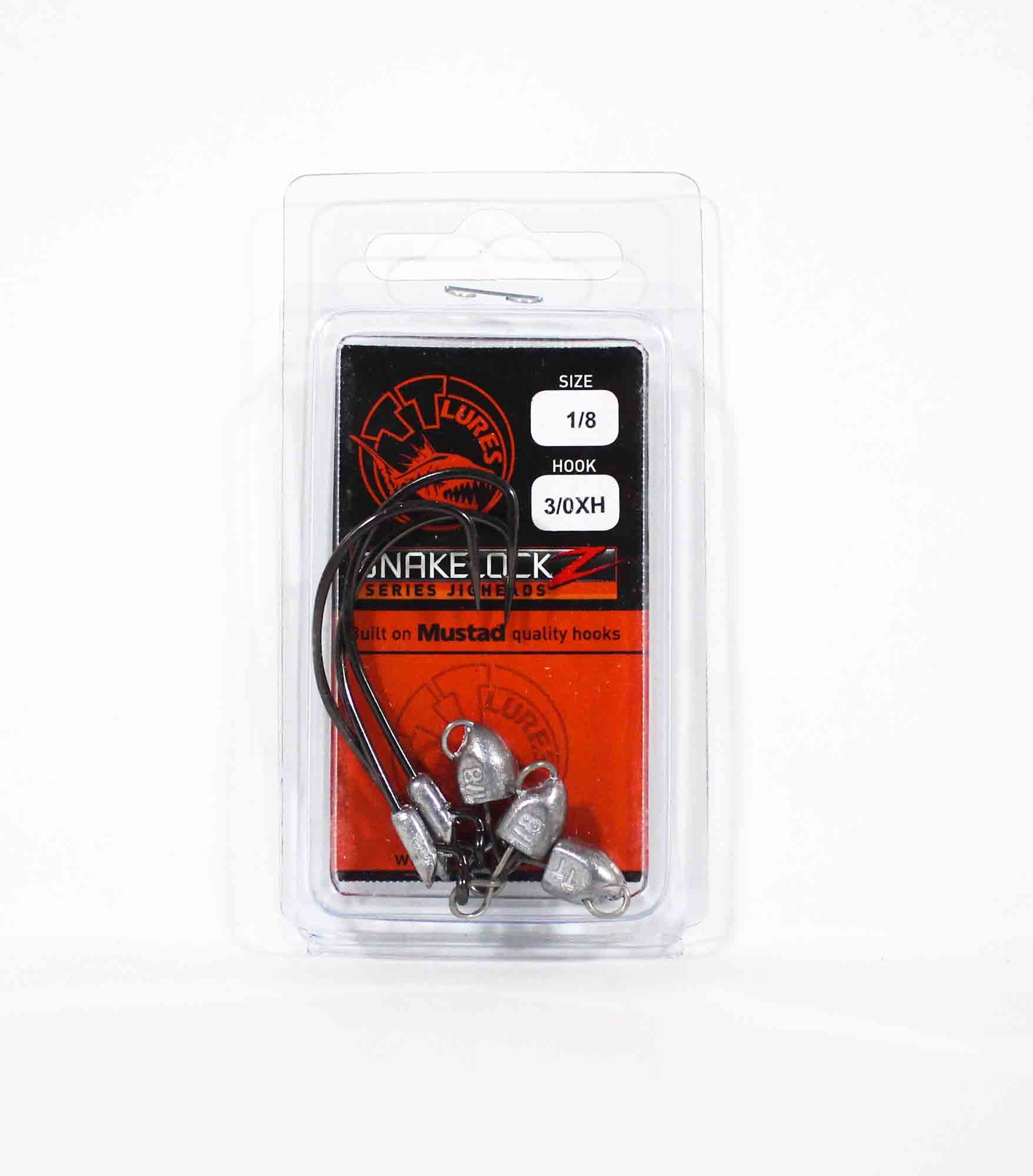 Tackle Tactics TT SnakelockZ Jig Head 1/8 oz 3/0 XH 3/pack (6467)