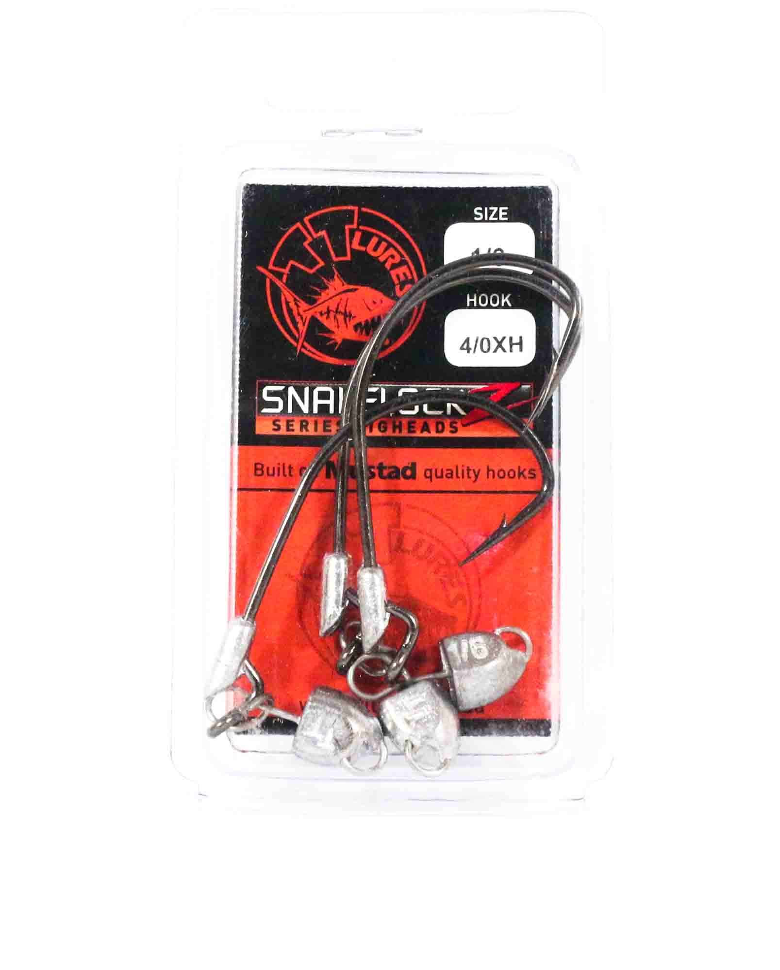 Tackle Tactics TT SnakelockZ Jig Head 1/6 oz 4/0 XH 3/pack (6528)