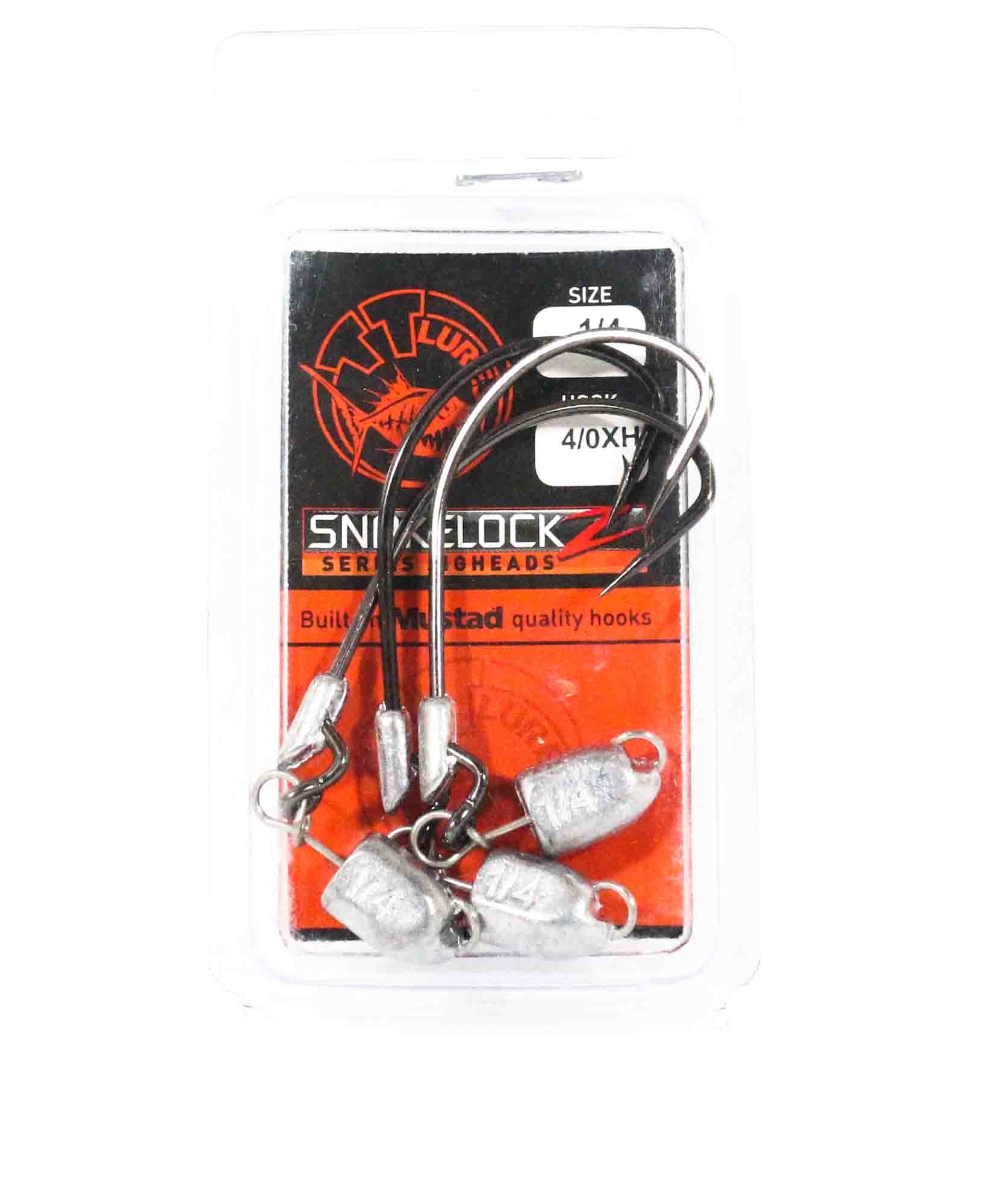 Tackle Tactics TT SnakelockZ Jig Head 1/4 oz 4/0 XH 3/pack (6535)