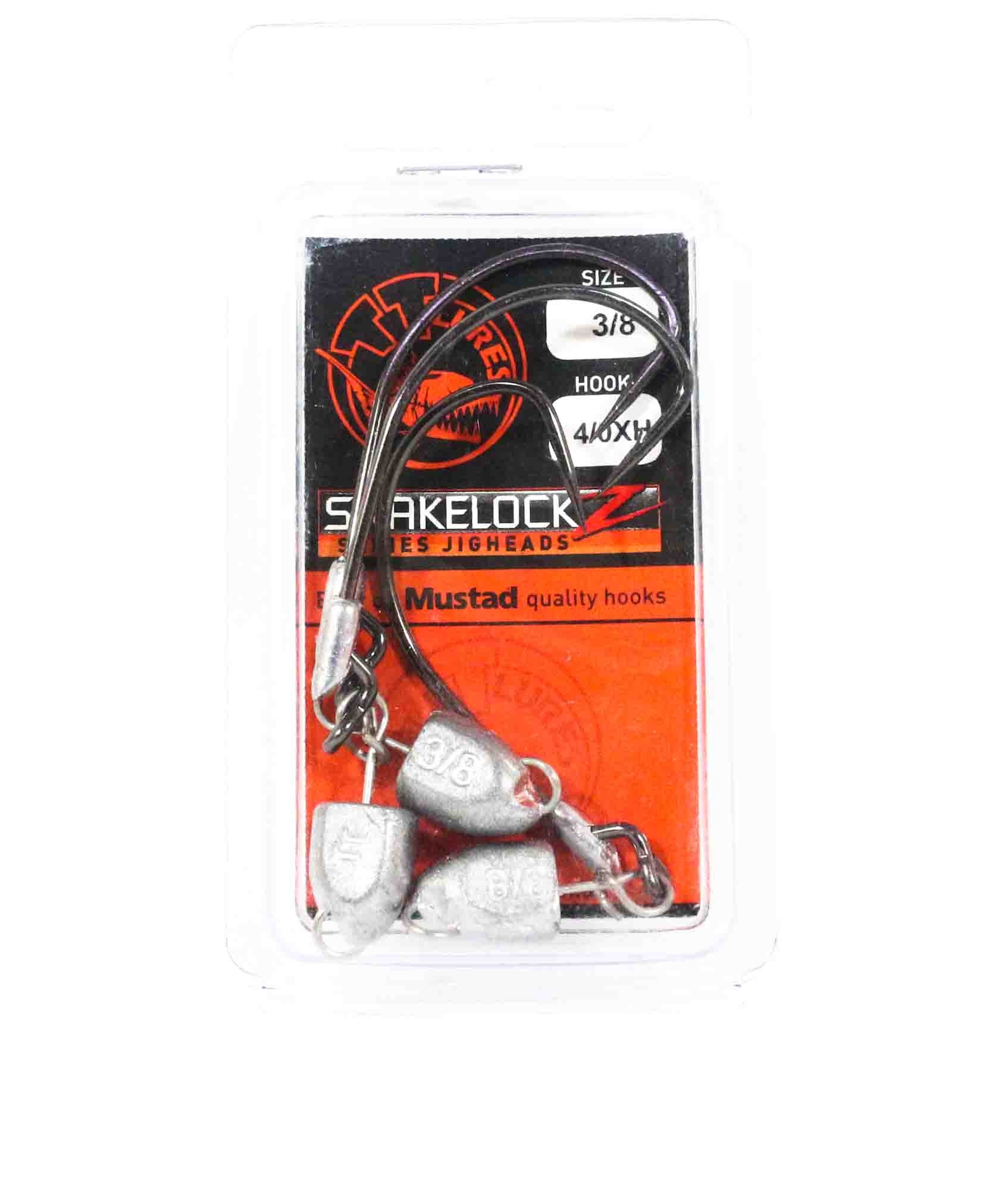 Tackle Tactics TT SnakelockZ Jig Head 3/8 oz 4/0 XH 3/pack (6542)