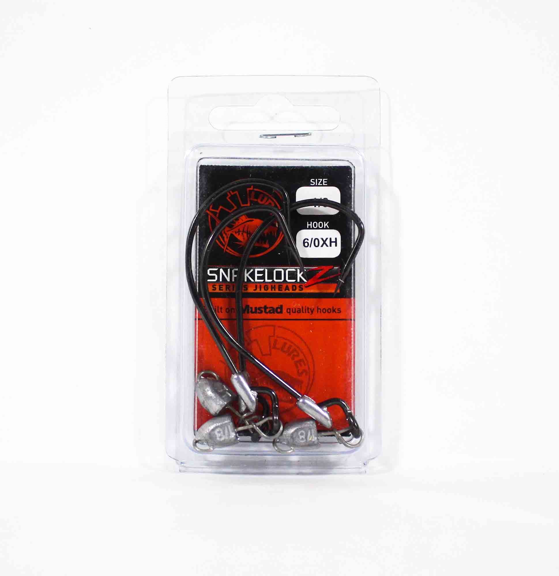 Tackle Tactics TT SnakelockZ Jig Head 1/8 oz 6/0 XH 3/pack (6566)