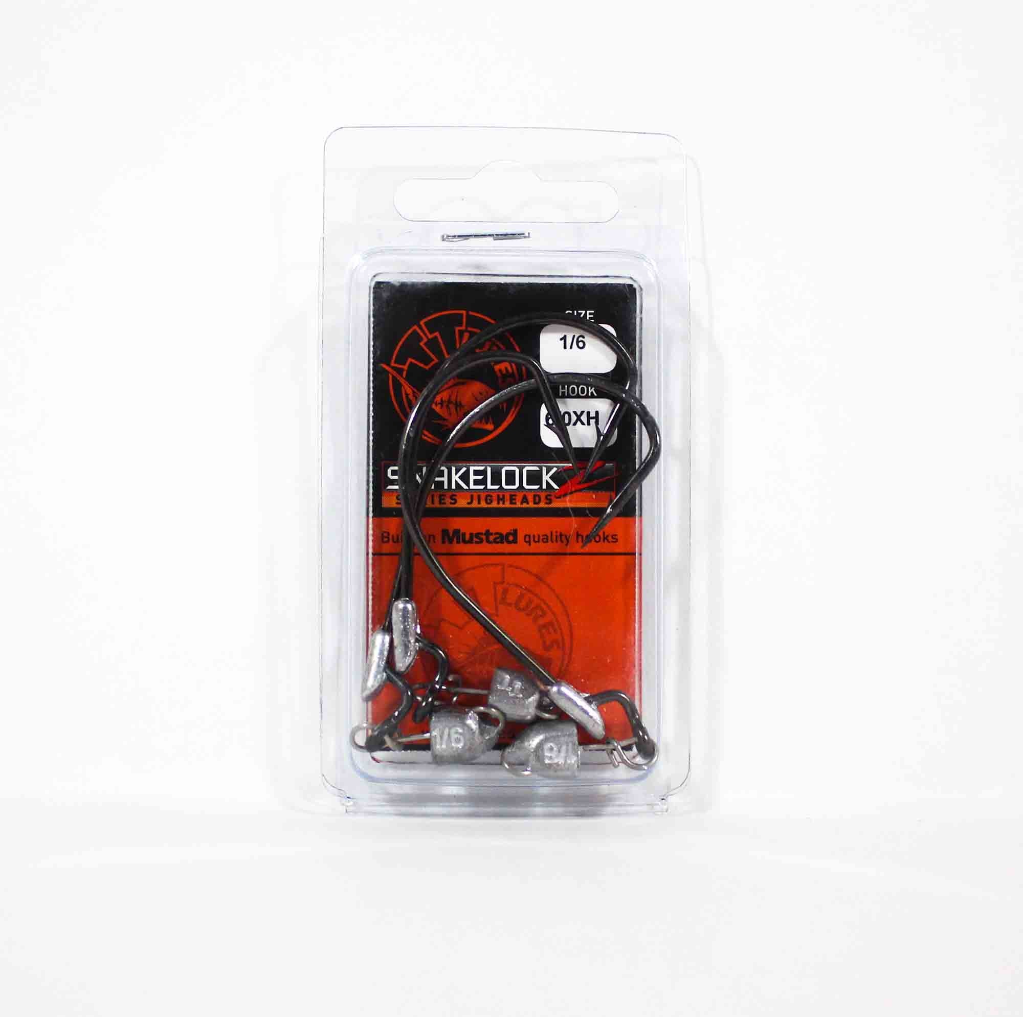 Tackle Tactics TT SnakelockZ Jig Head 1/6 oz 6/0 XH 3/pack (6573)