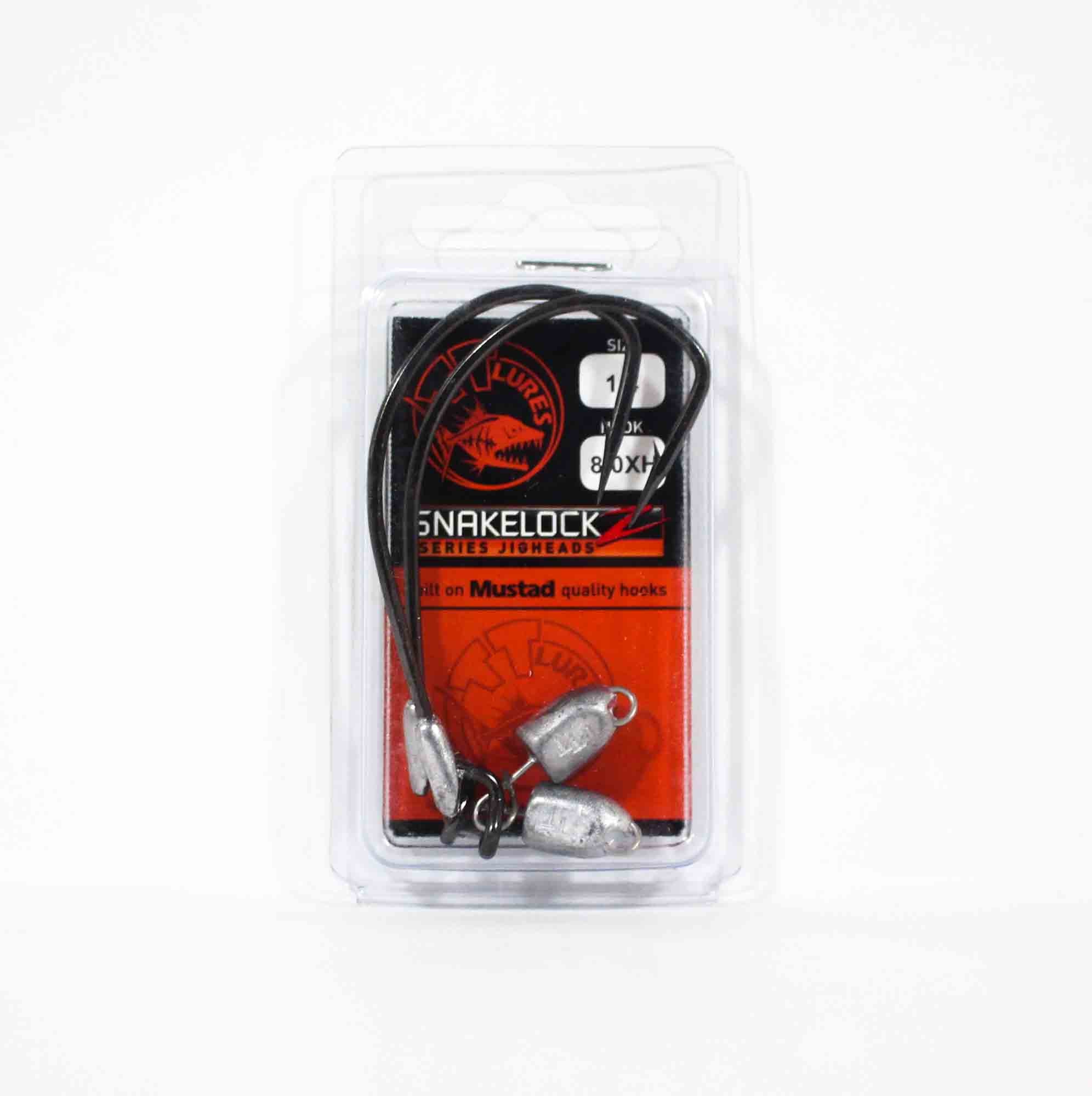 Tackle Tactics TT SnakelockZ Jig Head 1/4 oz 8/0 XH 2/pack (6634)